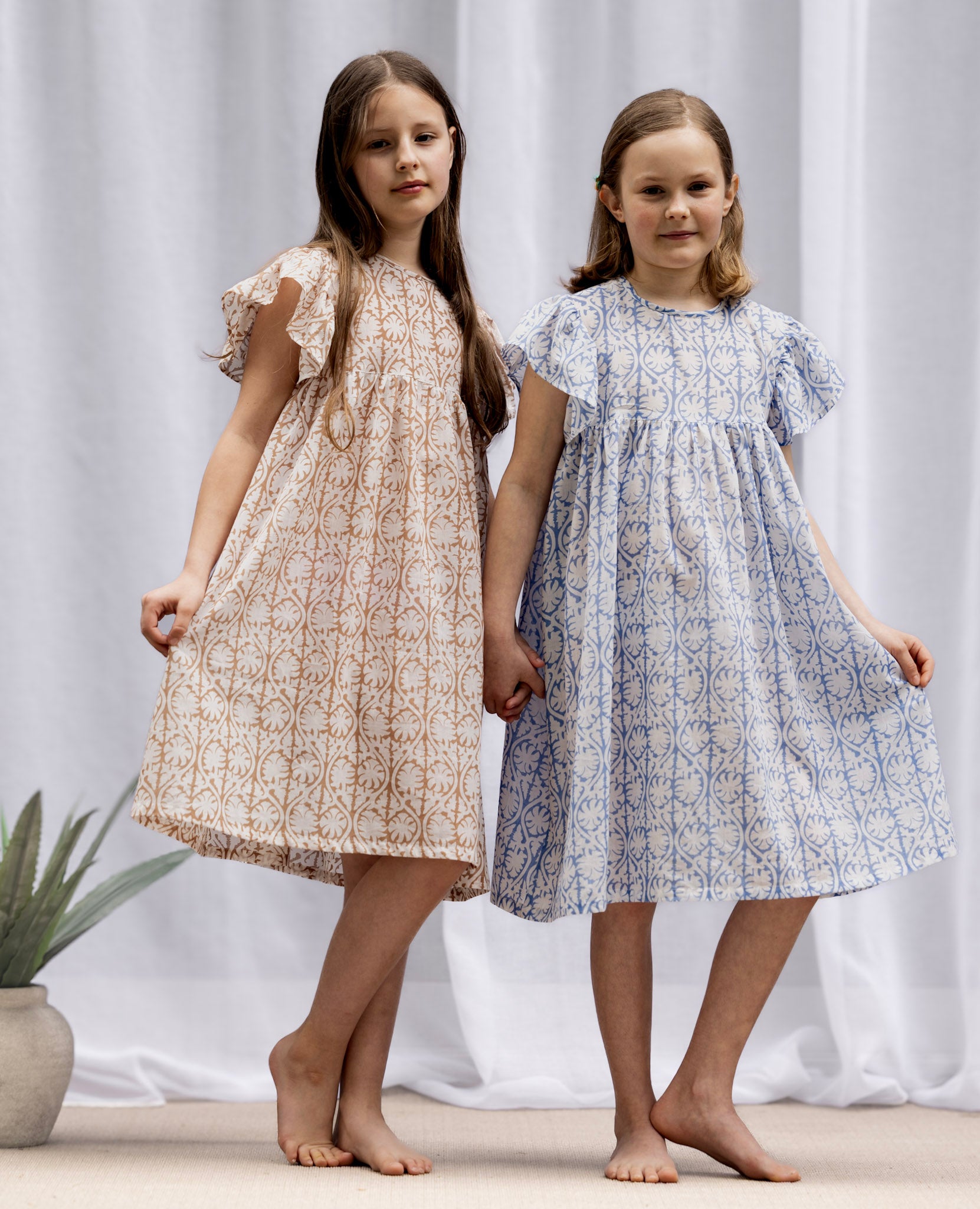 MINI&ME DRESS BILLIE Blue Greek