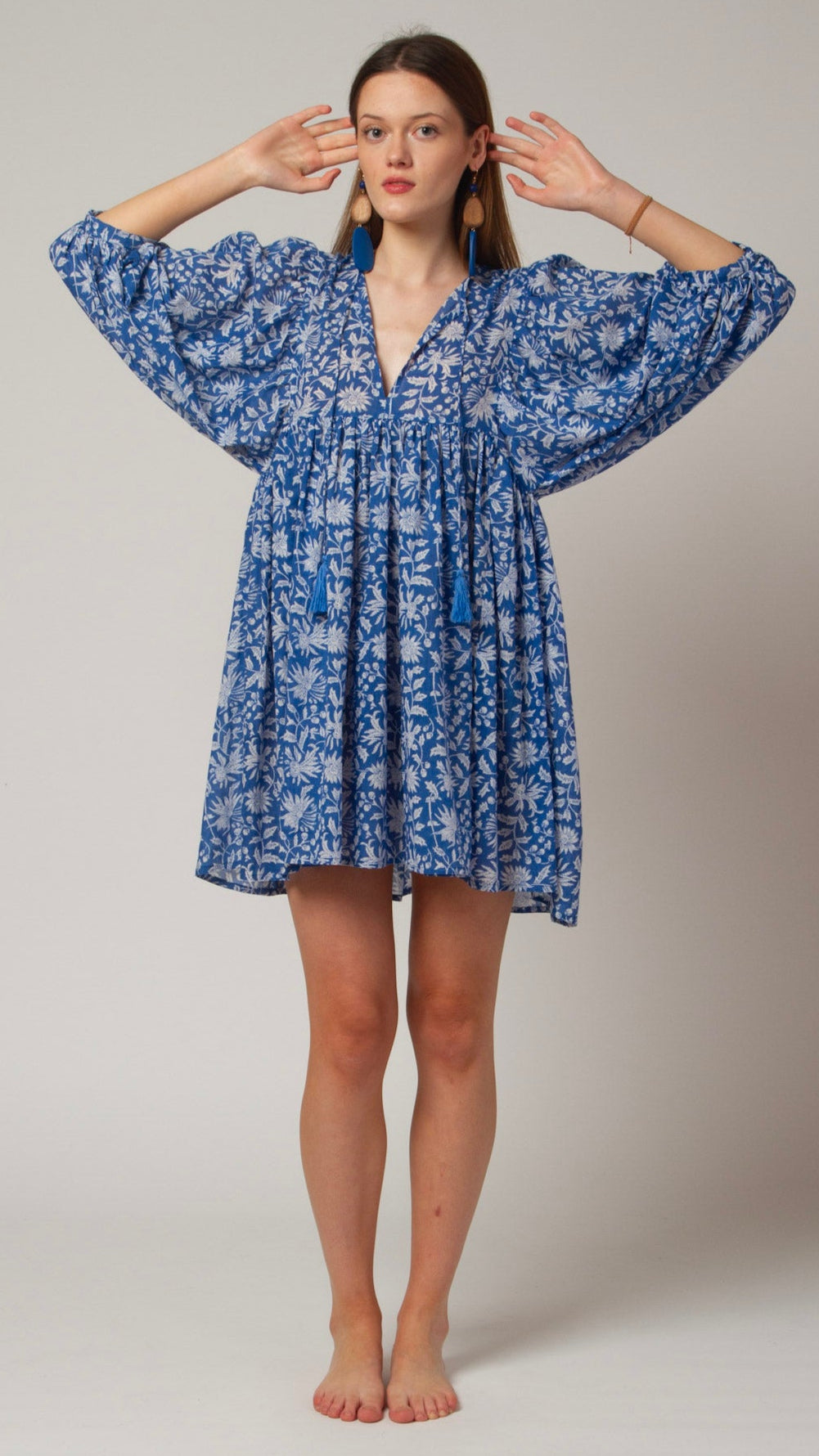MINI DRESS LALA Azure Blue