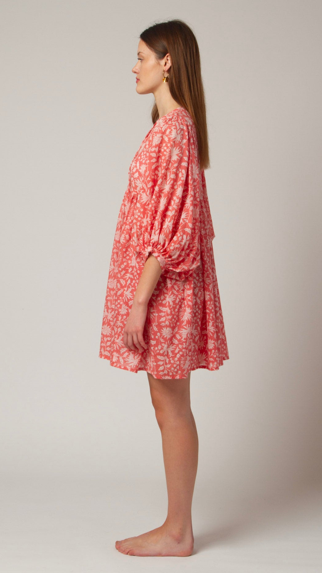 MINI DRESS LALA Coral Pink