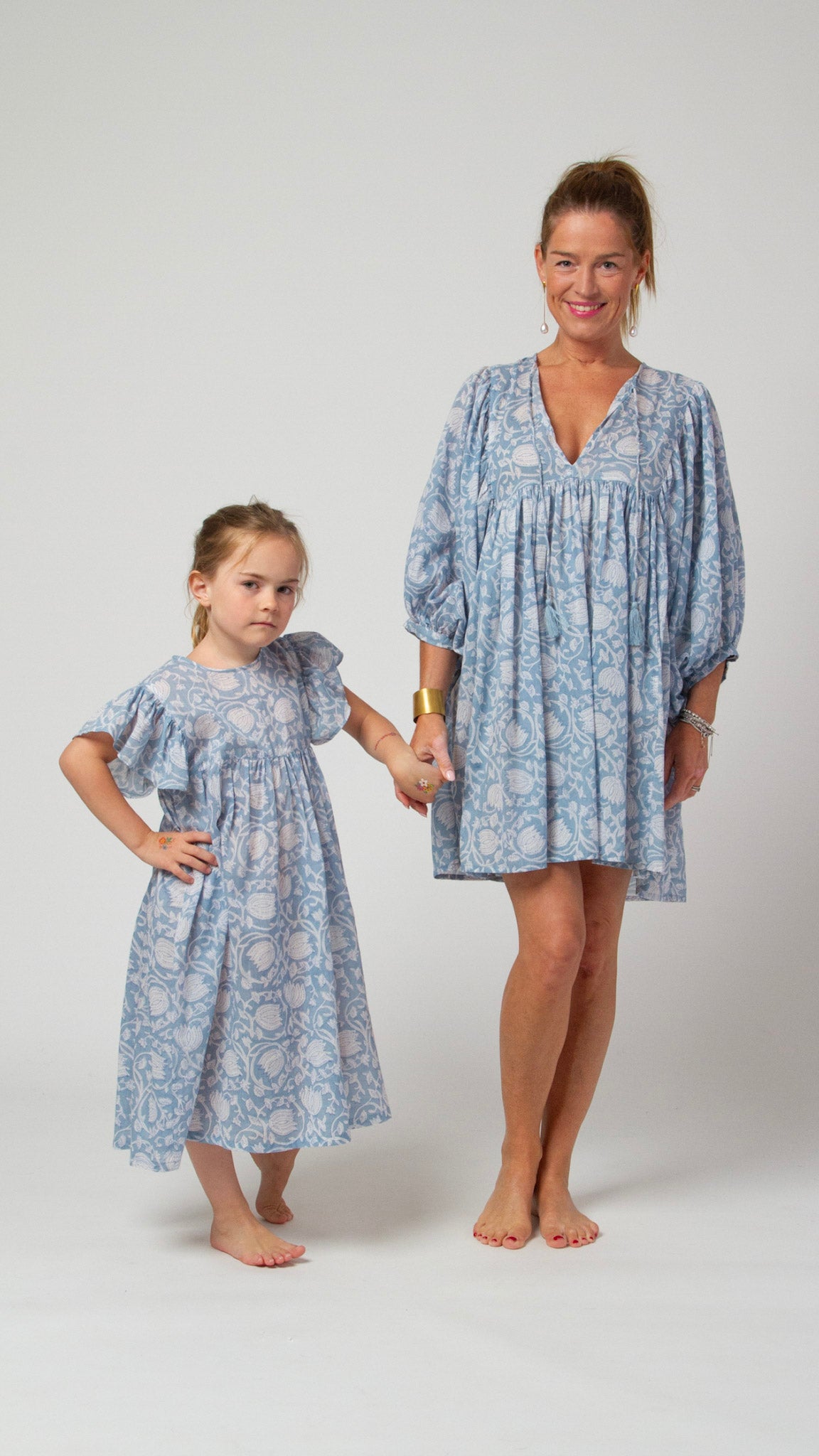 MINI&ME DRESS BILLIE Baby Blue