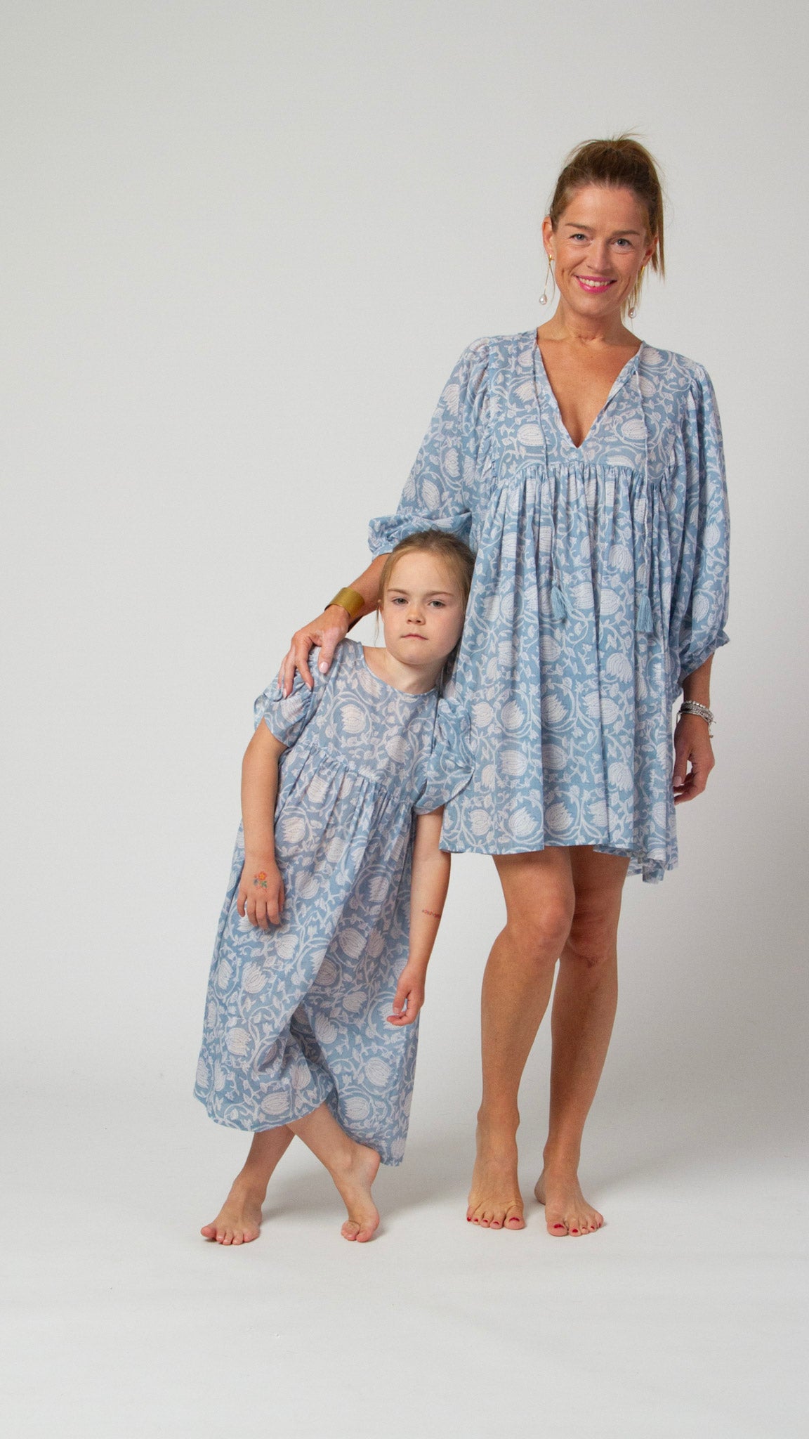 MINI&ME DRESS BILLIE Baby Blue