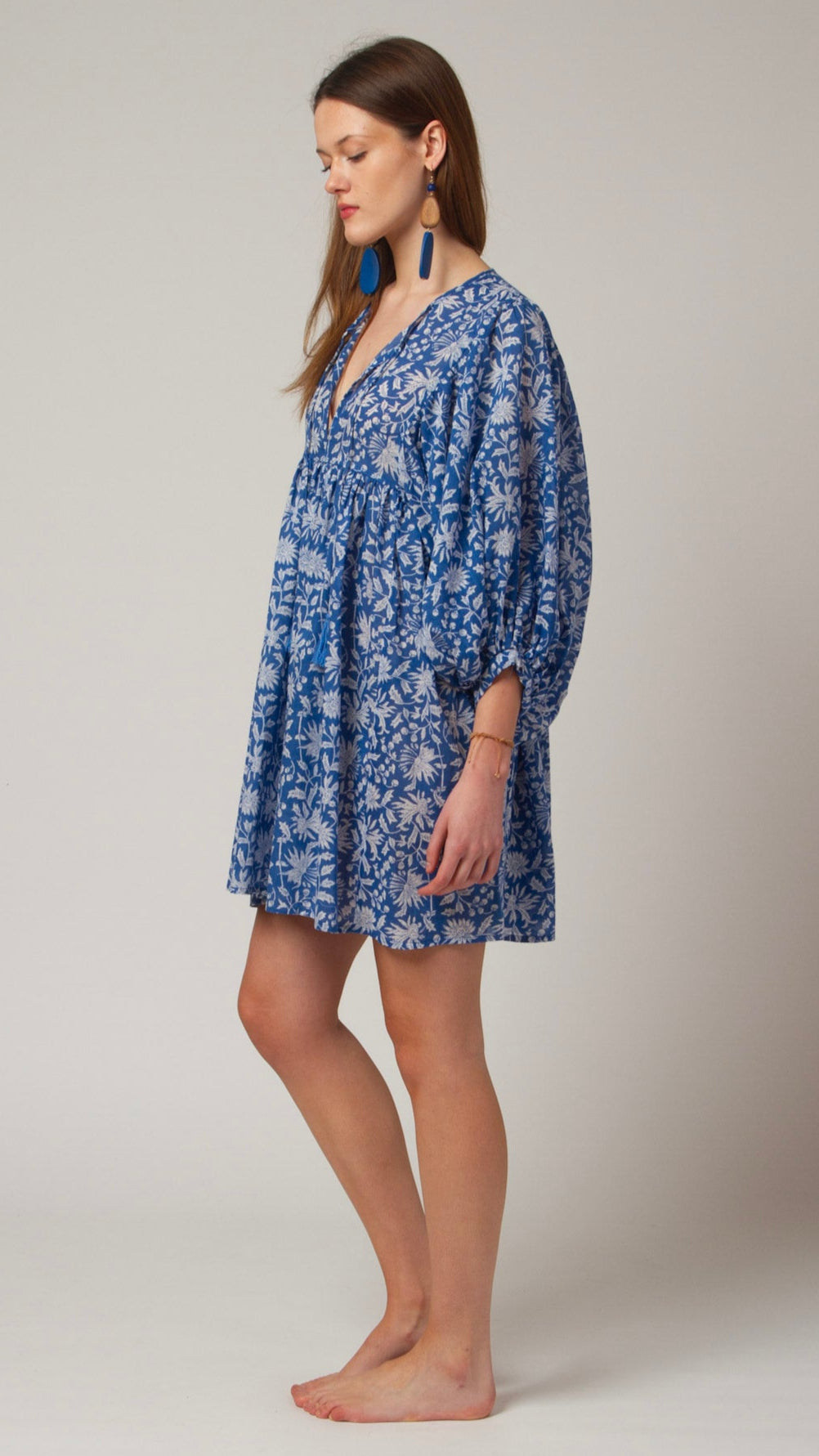 MINI DRESS LALA Azure Blue