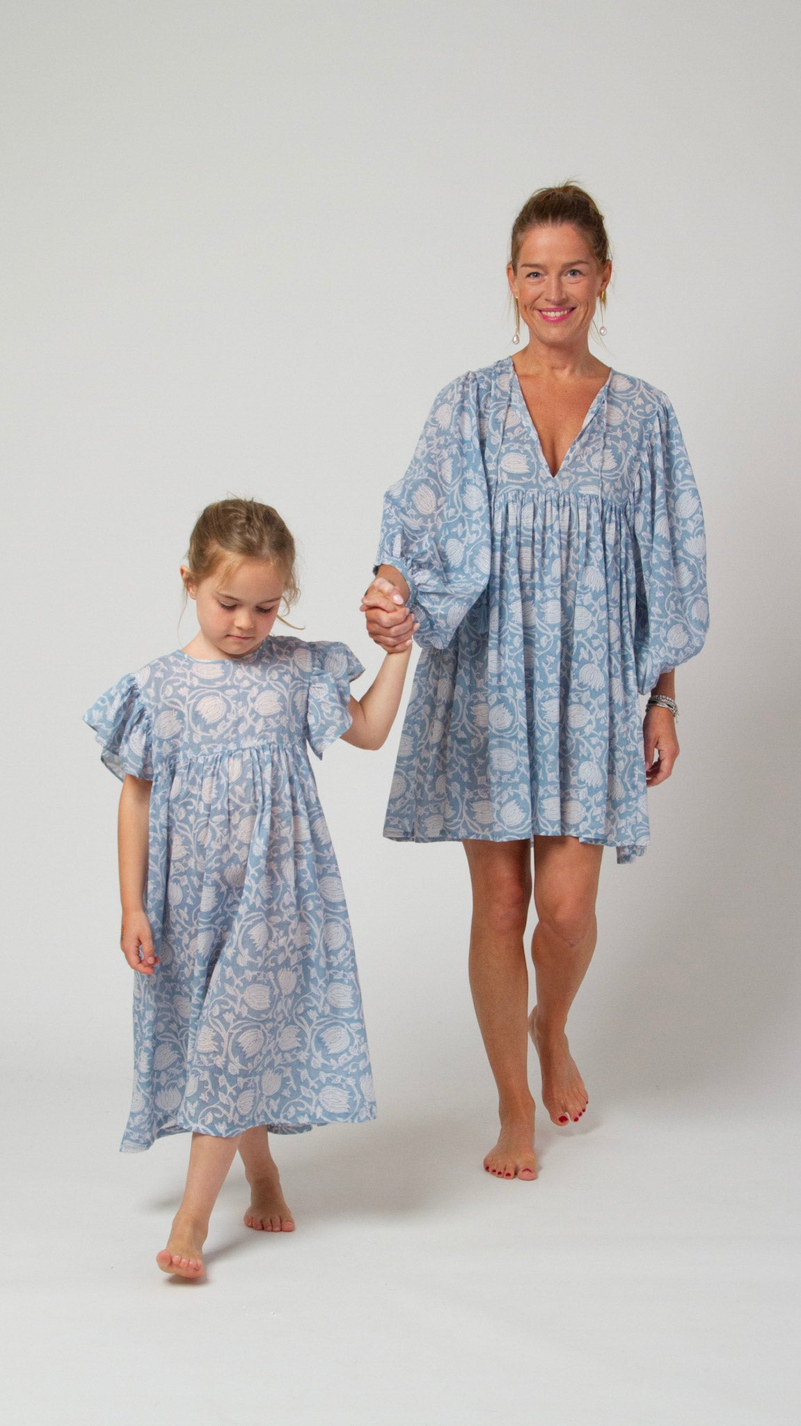 MINI&ME DRESS BILLIE Baby Blue
