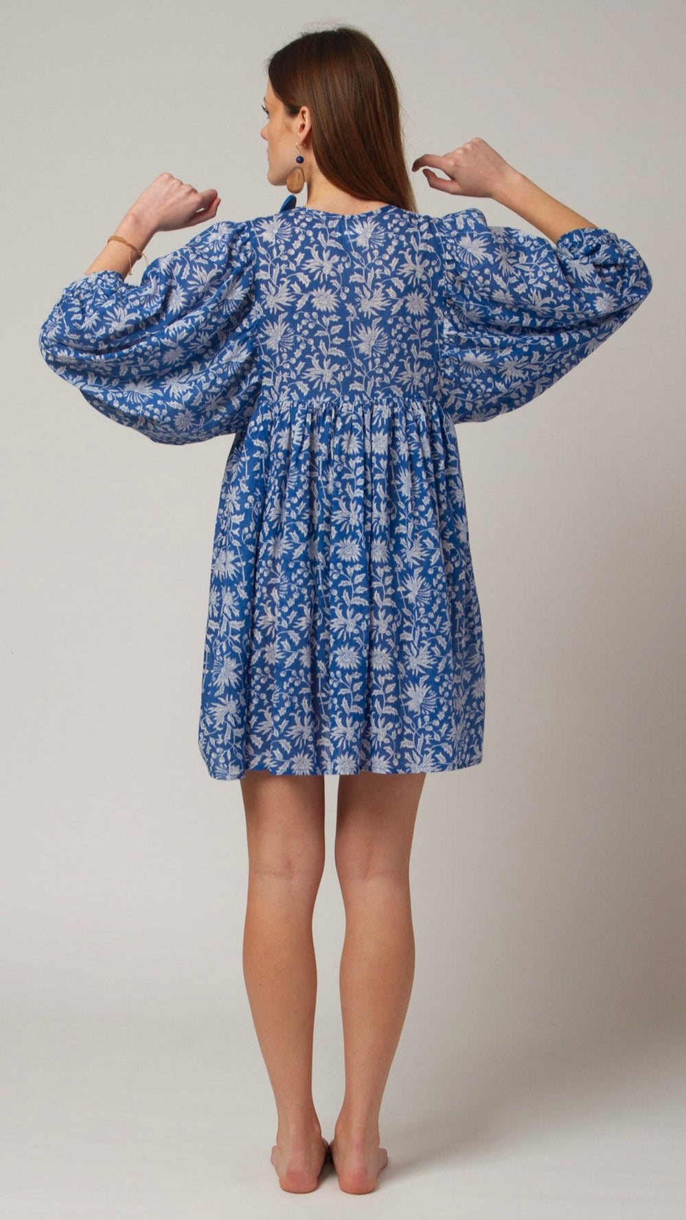 MINI DRESS LALA Azure Blue
