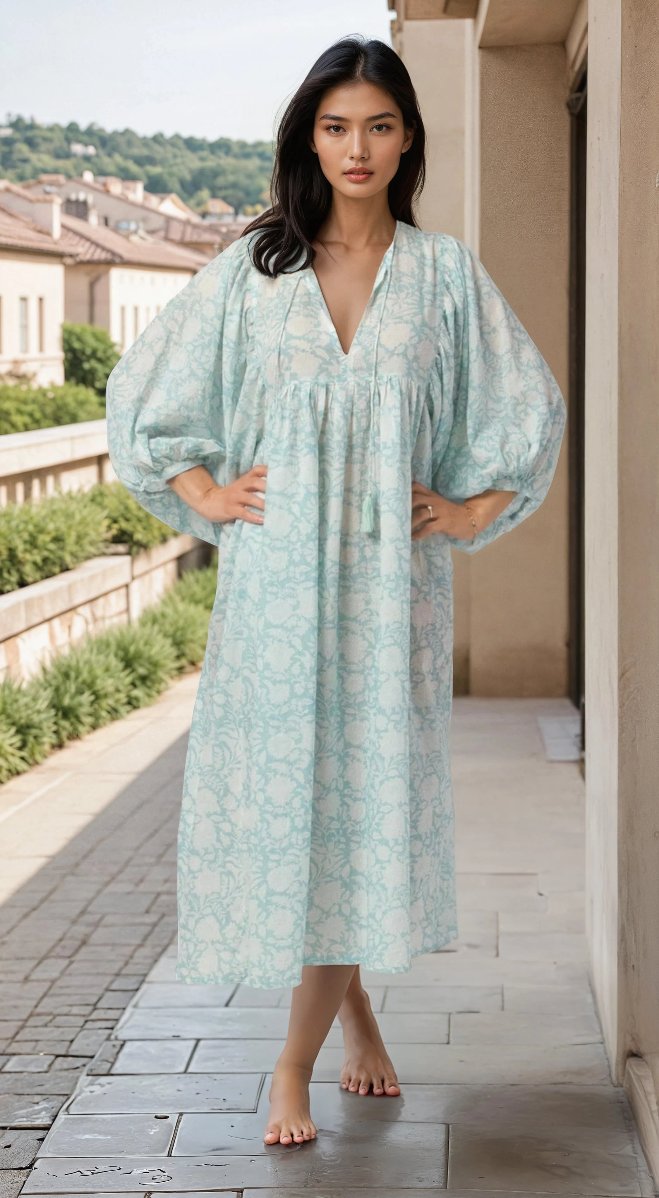 MIDI DRESS Mint Green