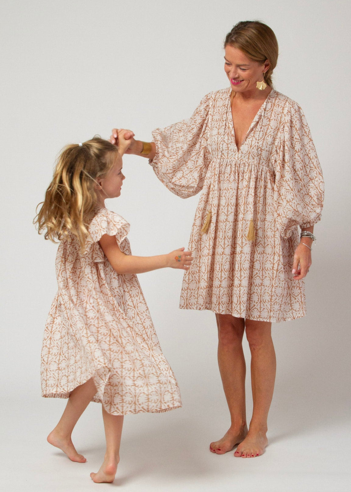 MINI&ME DRESS BILLIE Hazel Greek