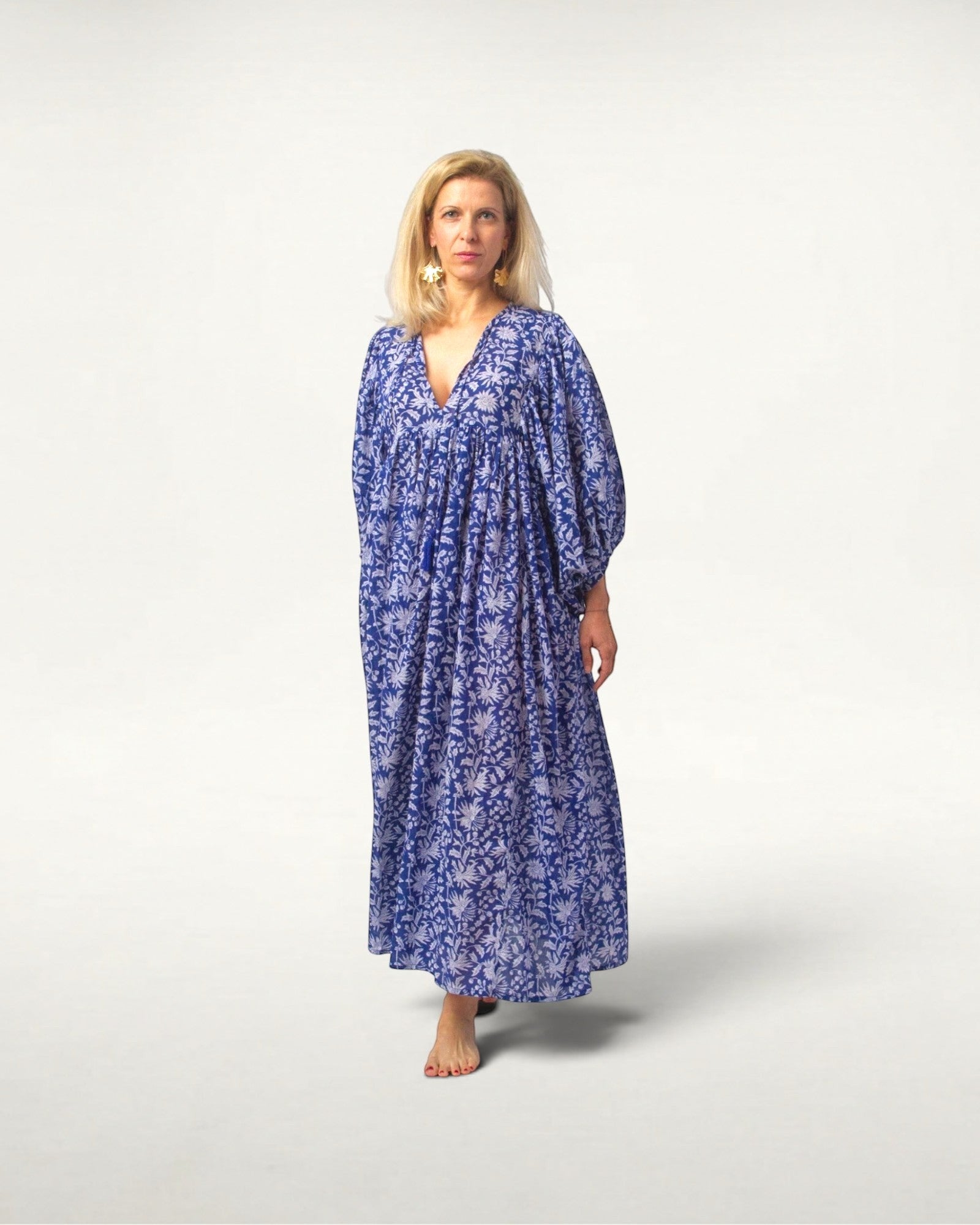 MAXI KLEID HANNAH Indigo