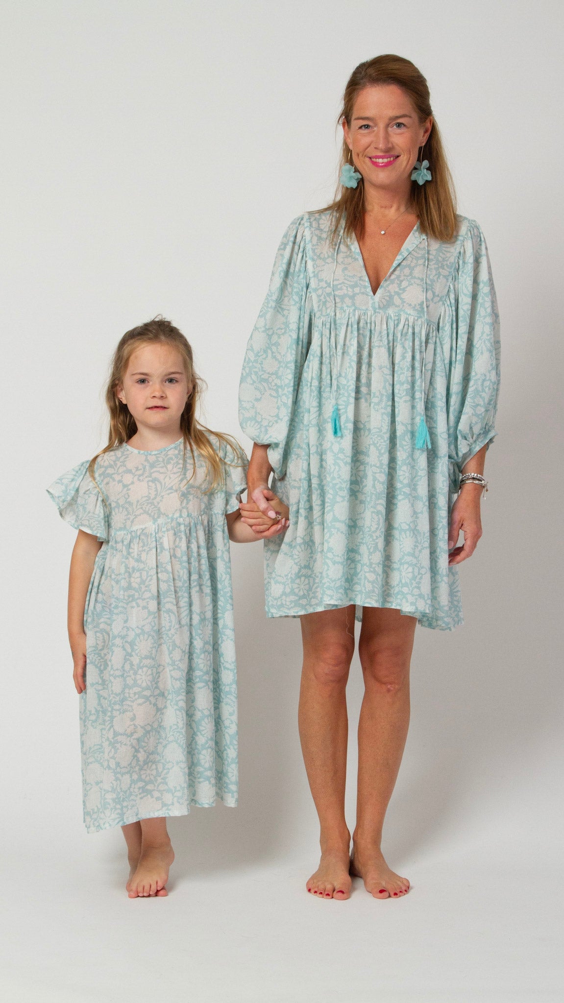MINI&ME DRESS BILLIE Jade Green