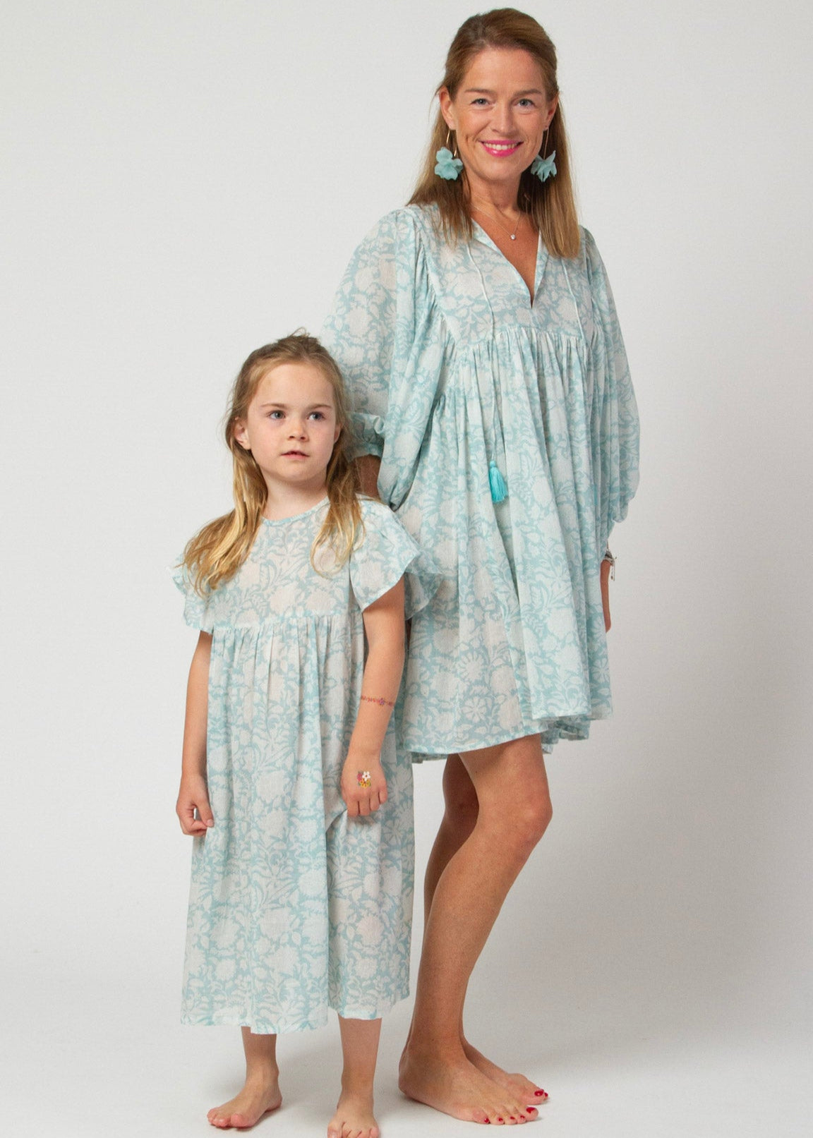 MINI&ME DRESS BILLIE Jade Green