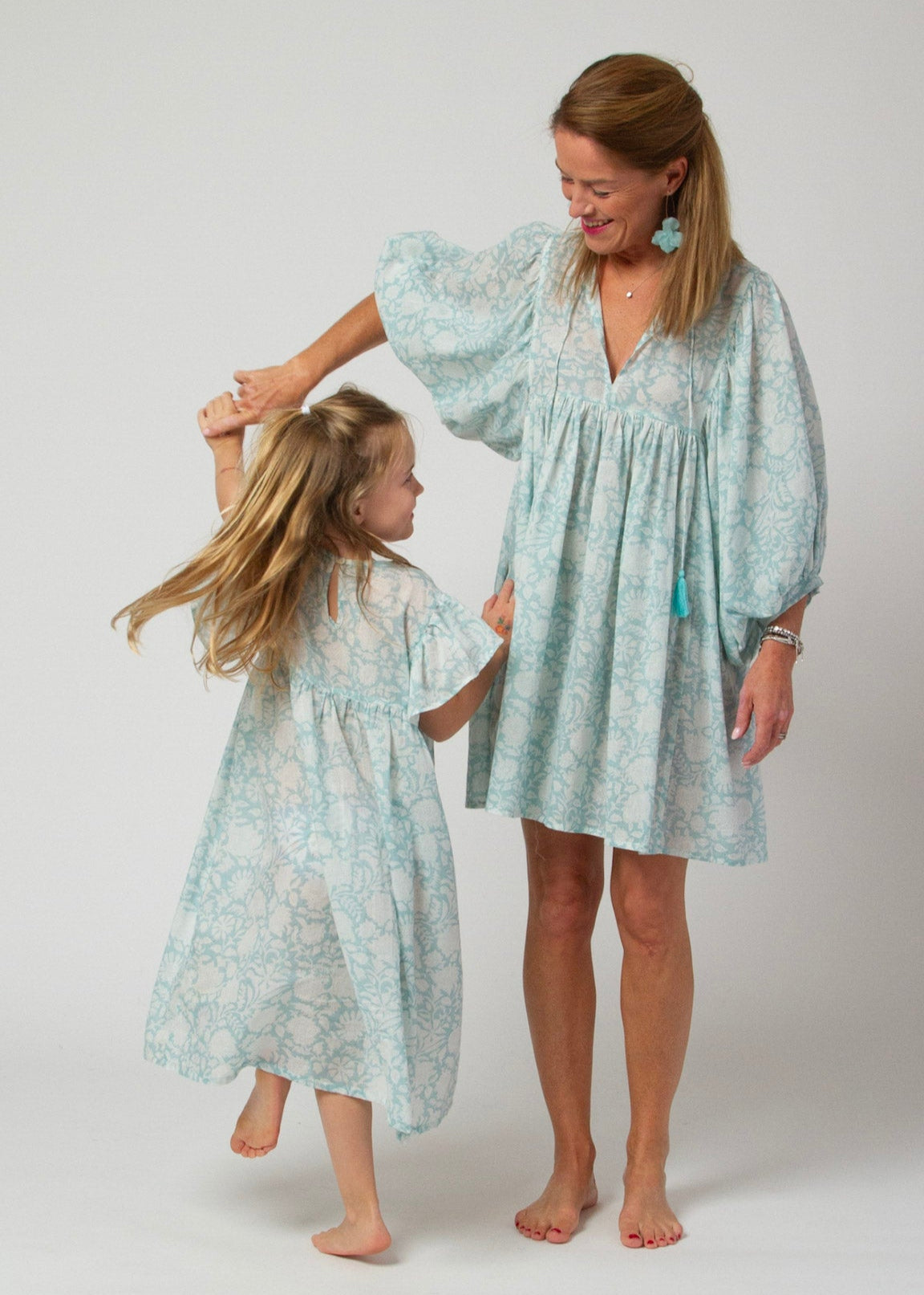 MINI&ME DRESS BILLIE Jade Green