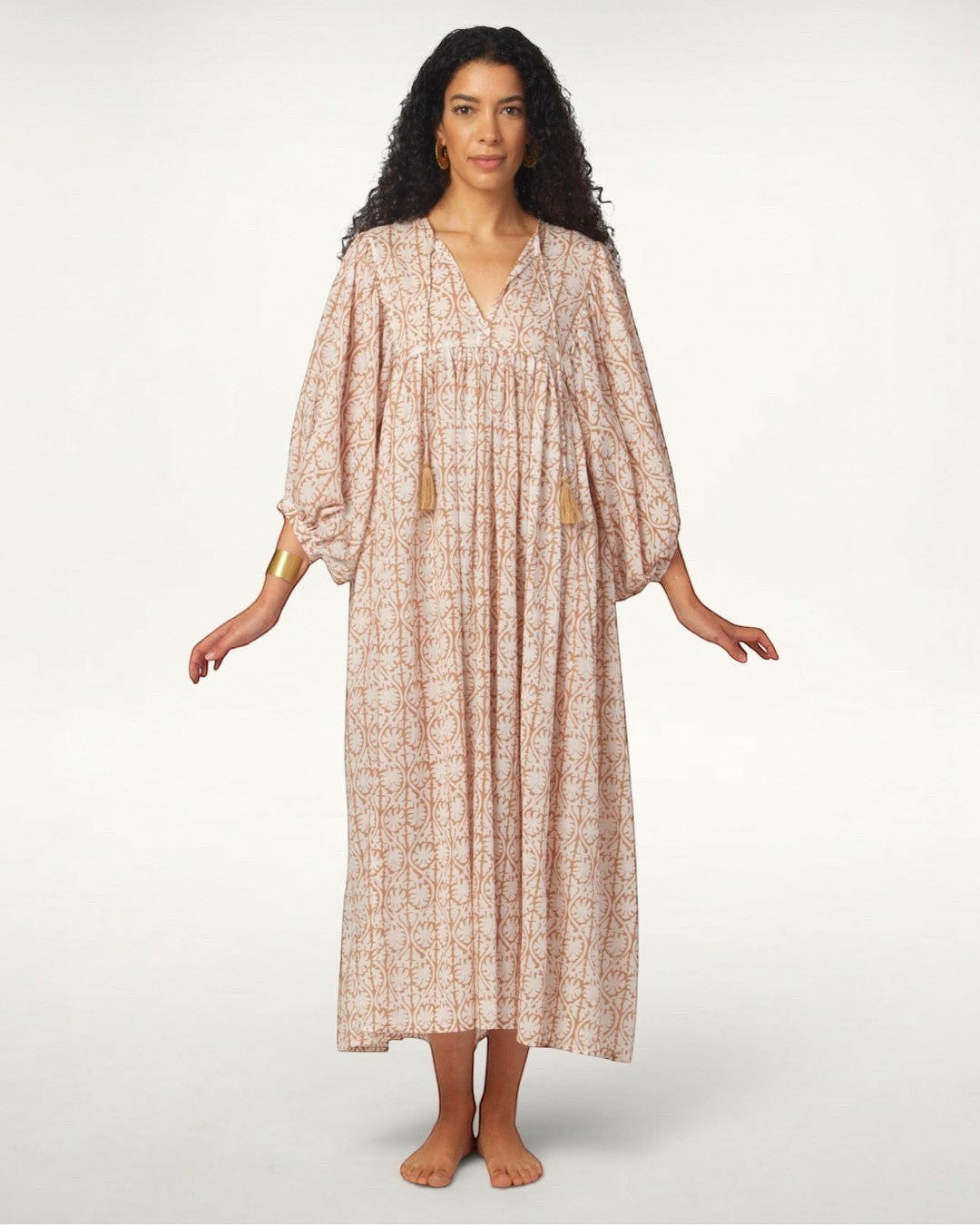 MAXI KLEID HANNAH Greek Hazel