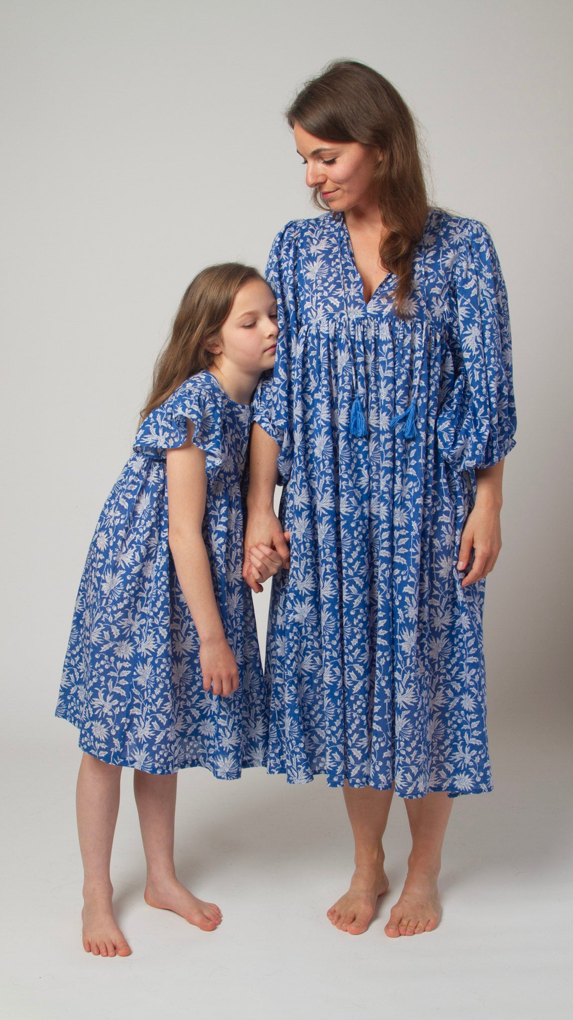MINI&ME DRESS BILLIE Azure Blue