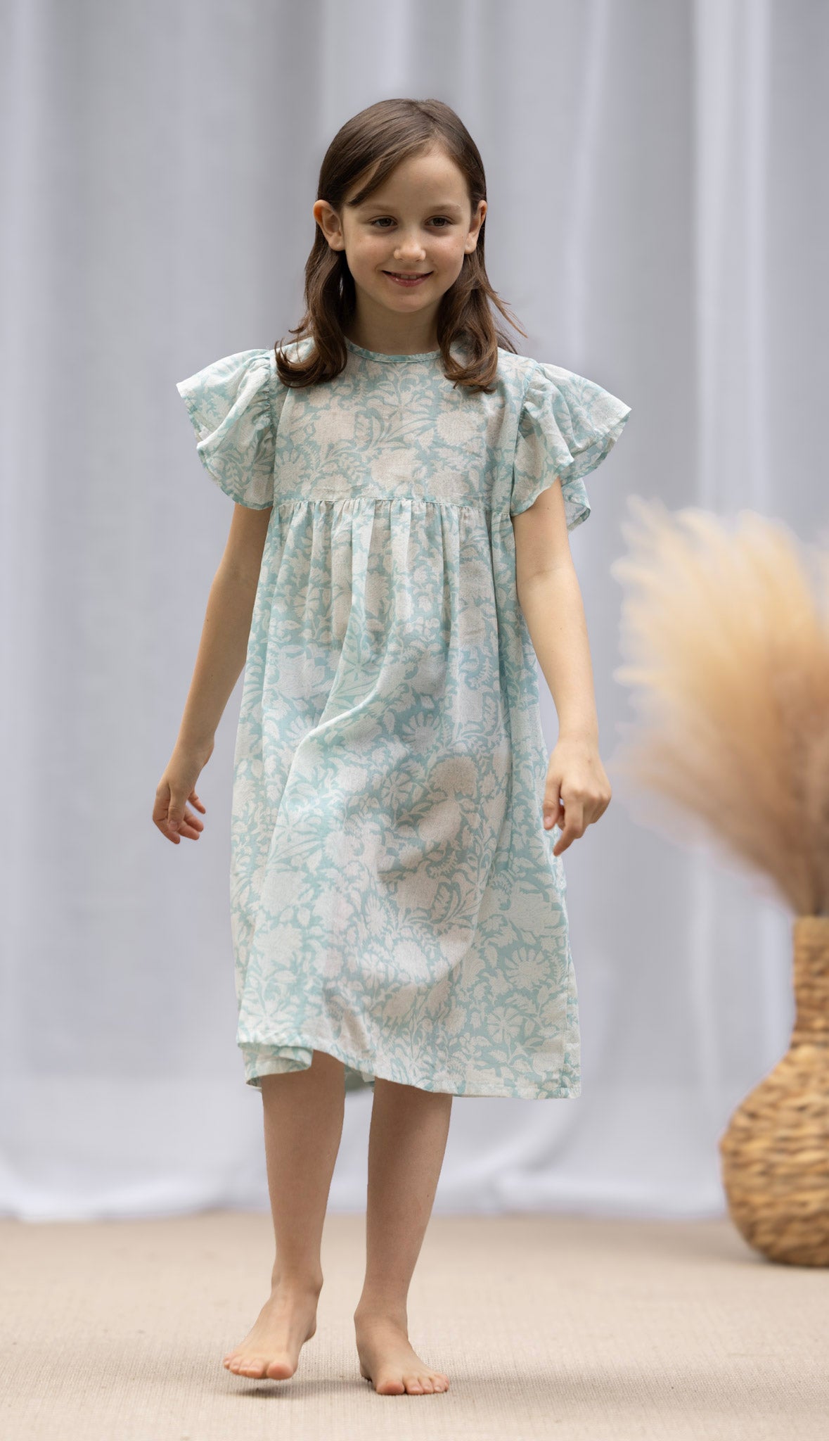 MINI&ME DRESS BILLIE Jade Green