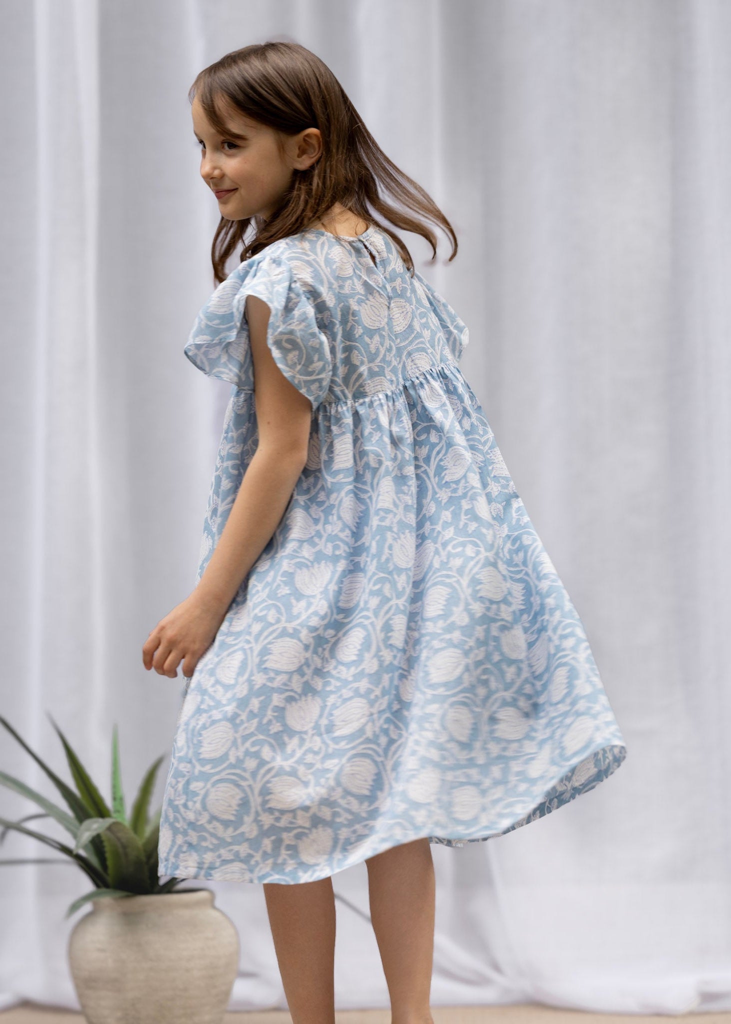 MINI&ME DRESS BILLIE Baby Blue