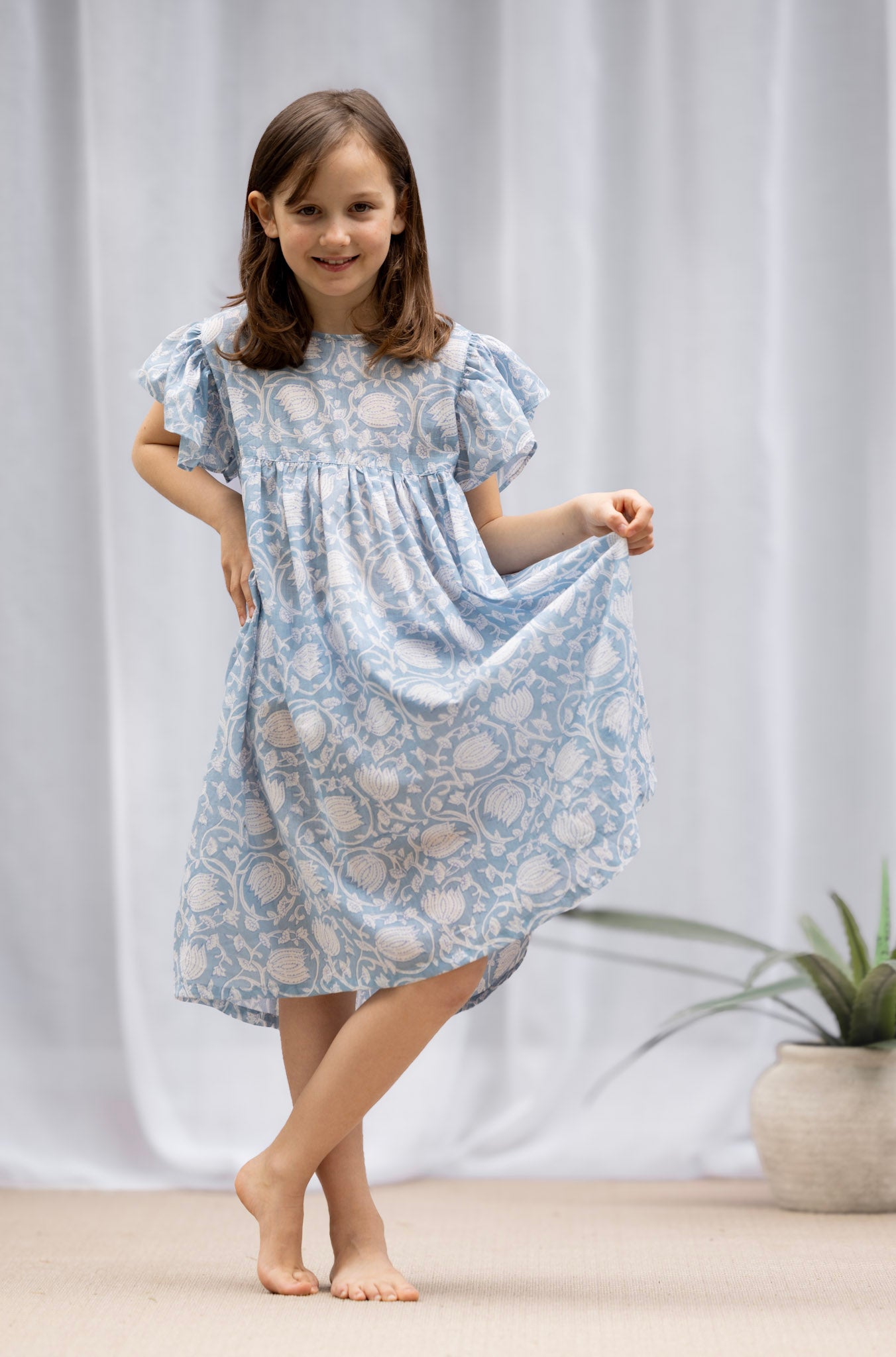 MINI&ME DRESS BILLIE Baby Blue
