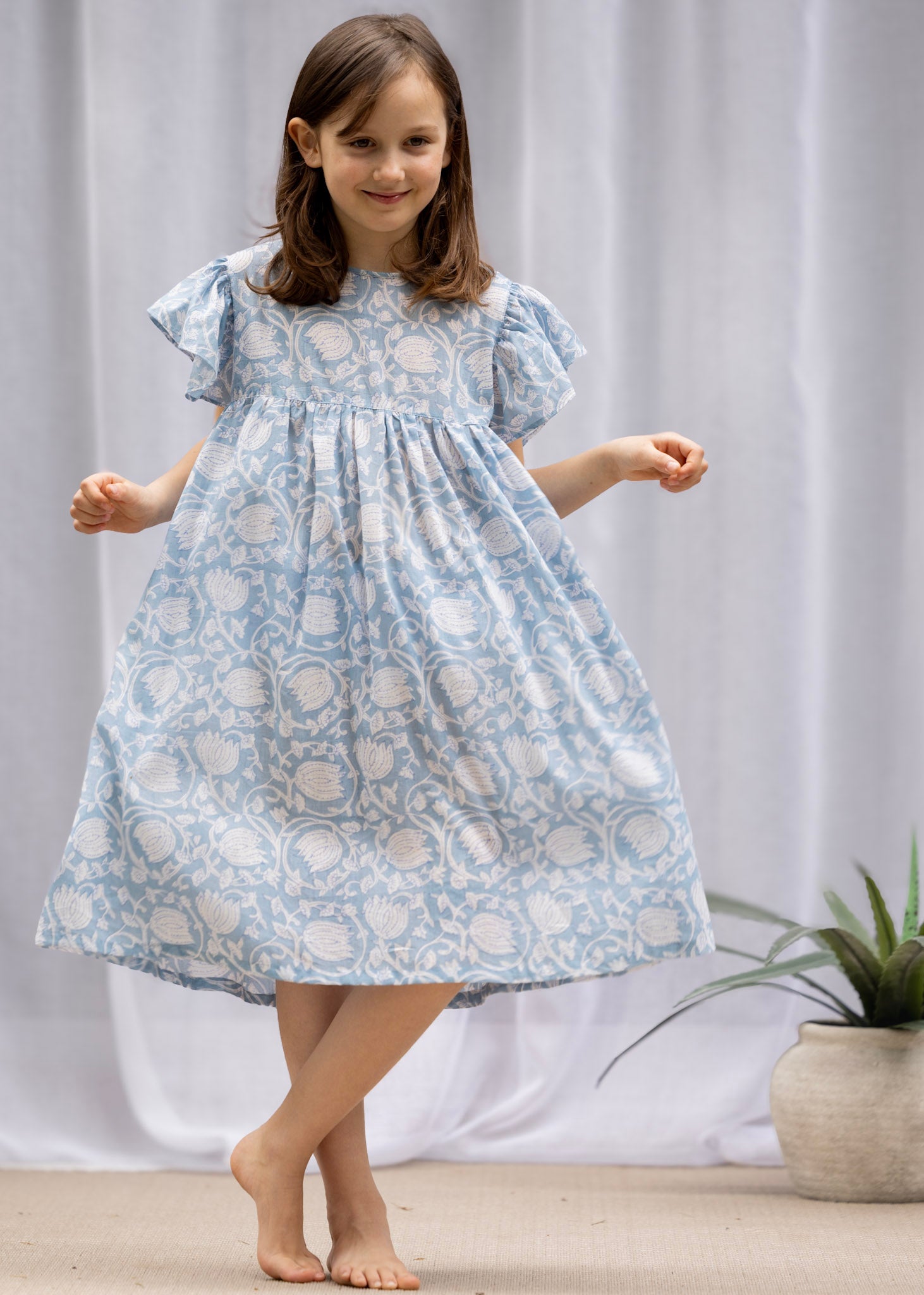 MINI&ME DRESS BILLIE Baby Blue