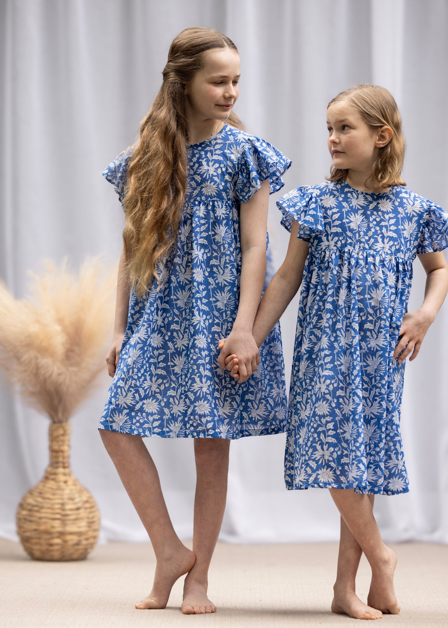 MINI&ME DRESS BILLIE Azure Blue