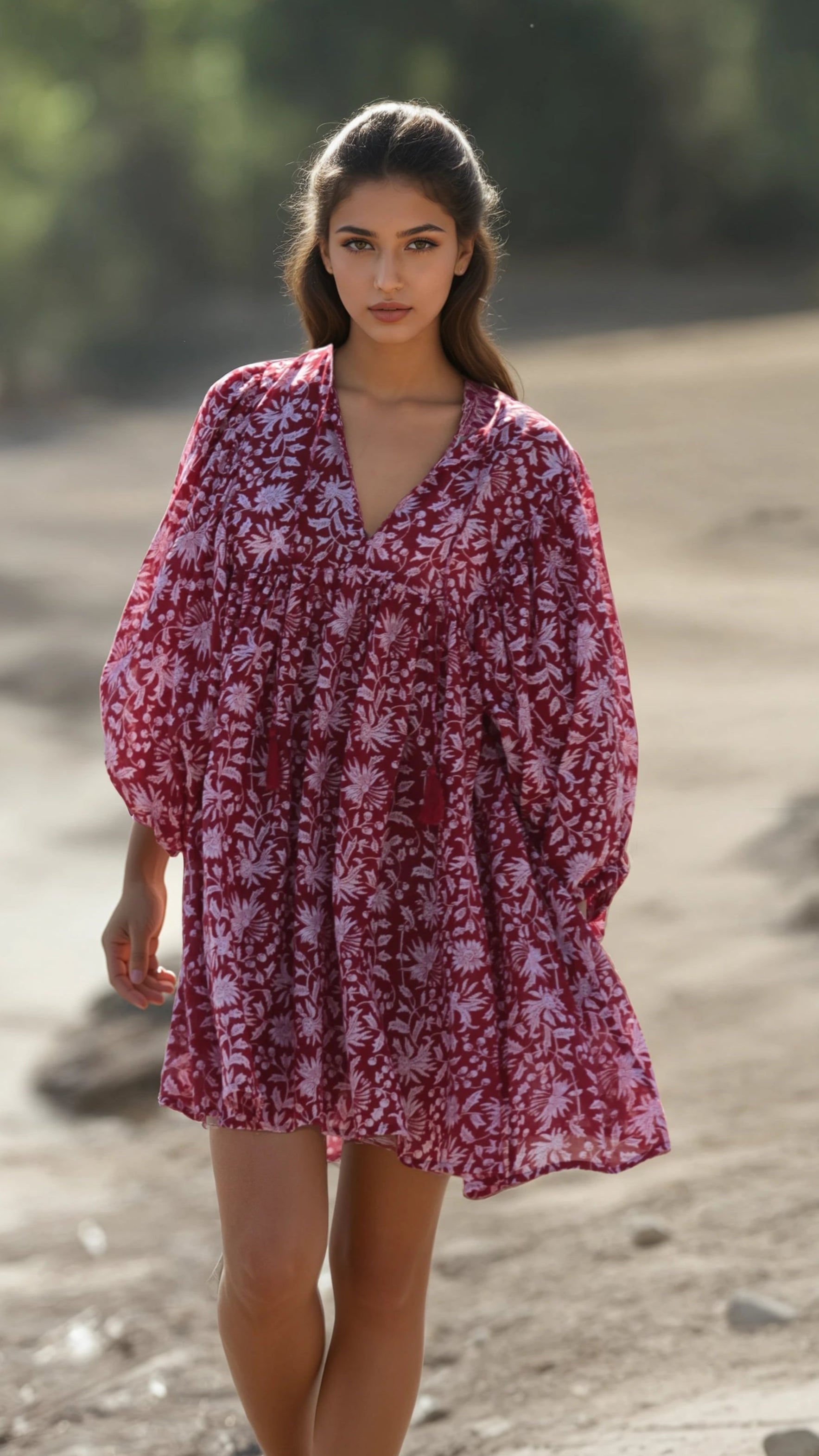 MINI DRESS LALA Pomegranate