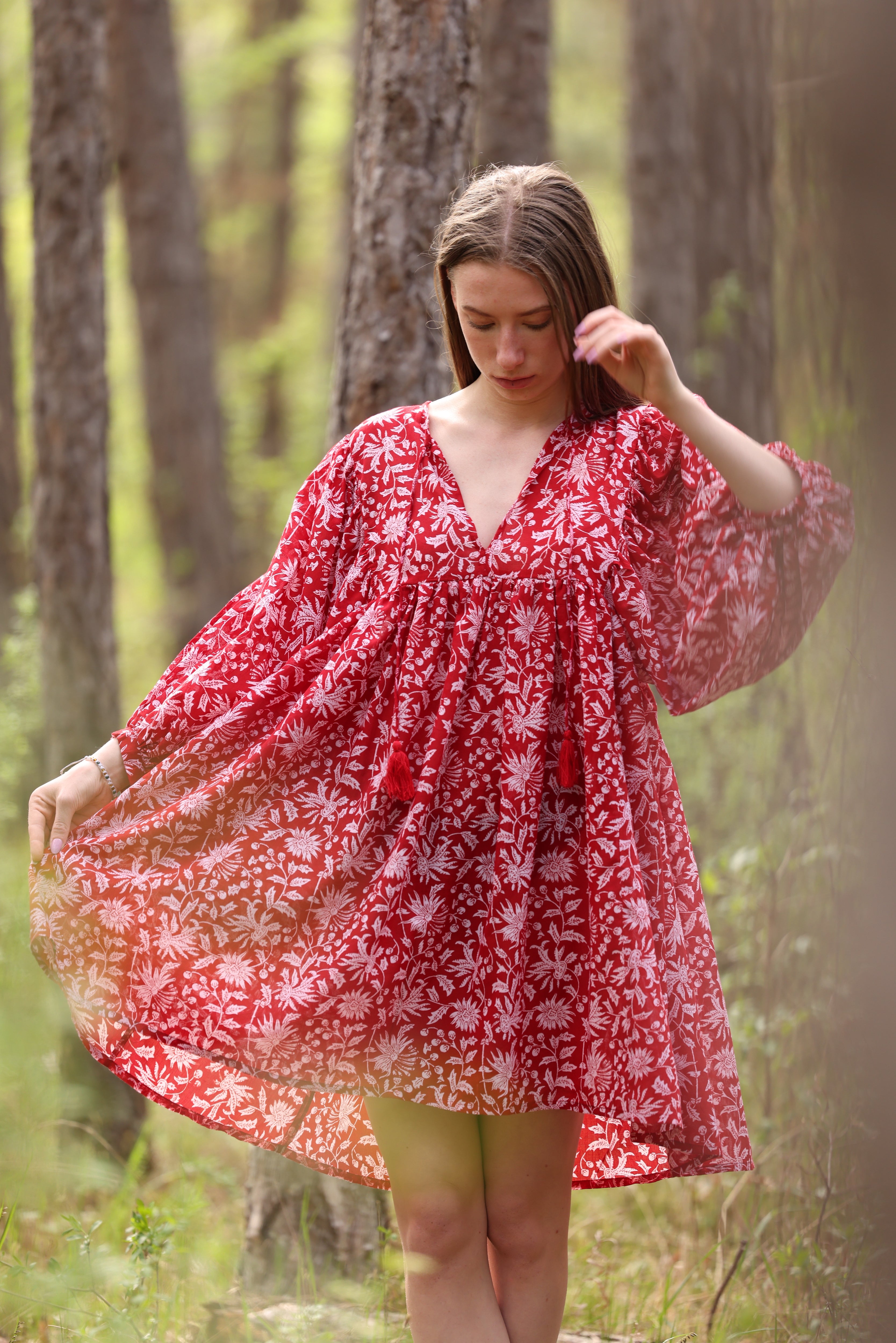 MINI DRESS LALA Pomegranate