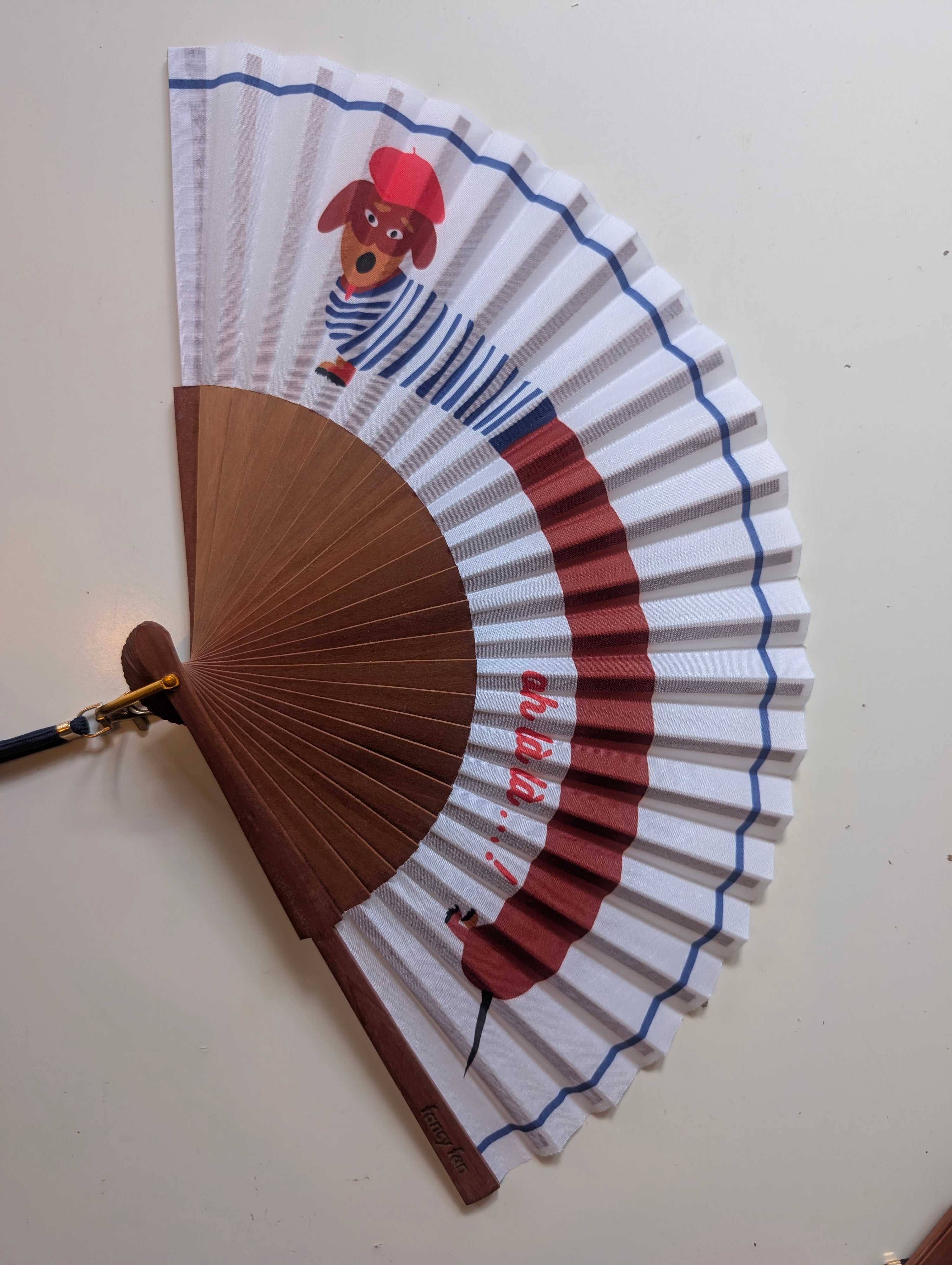 MONSIEUR FILOU Folding Hand Fan