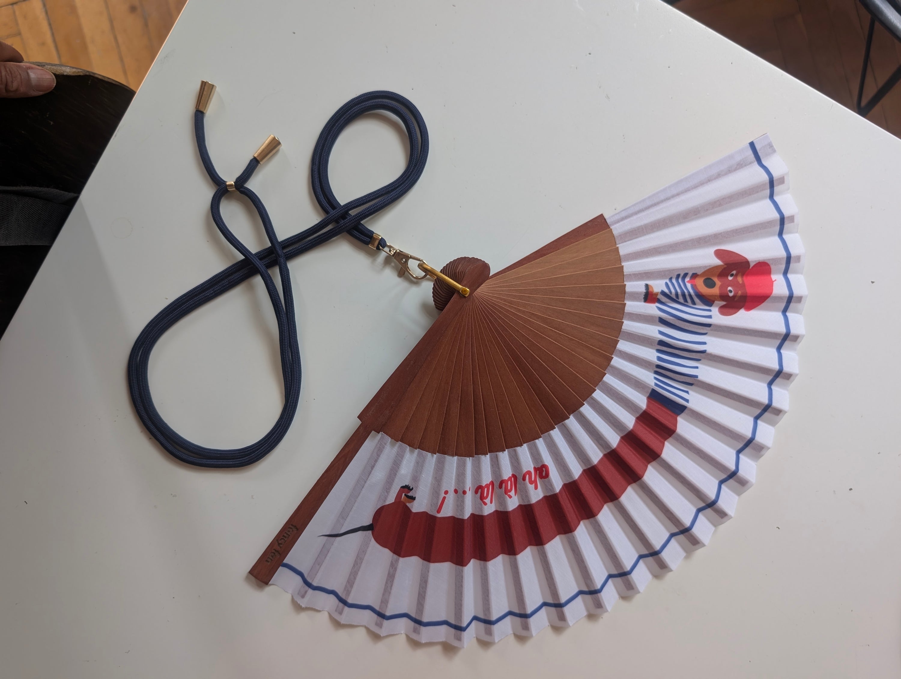 MONSIEUR FILOU Folding Hand Fan