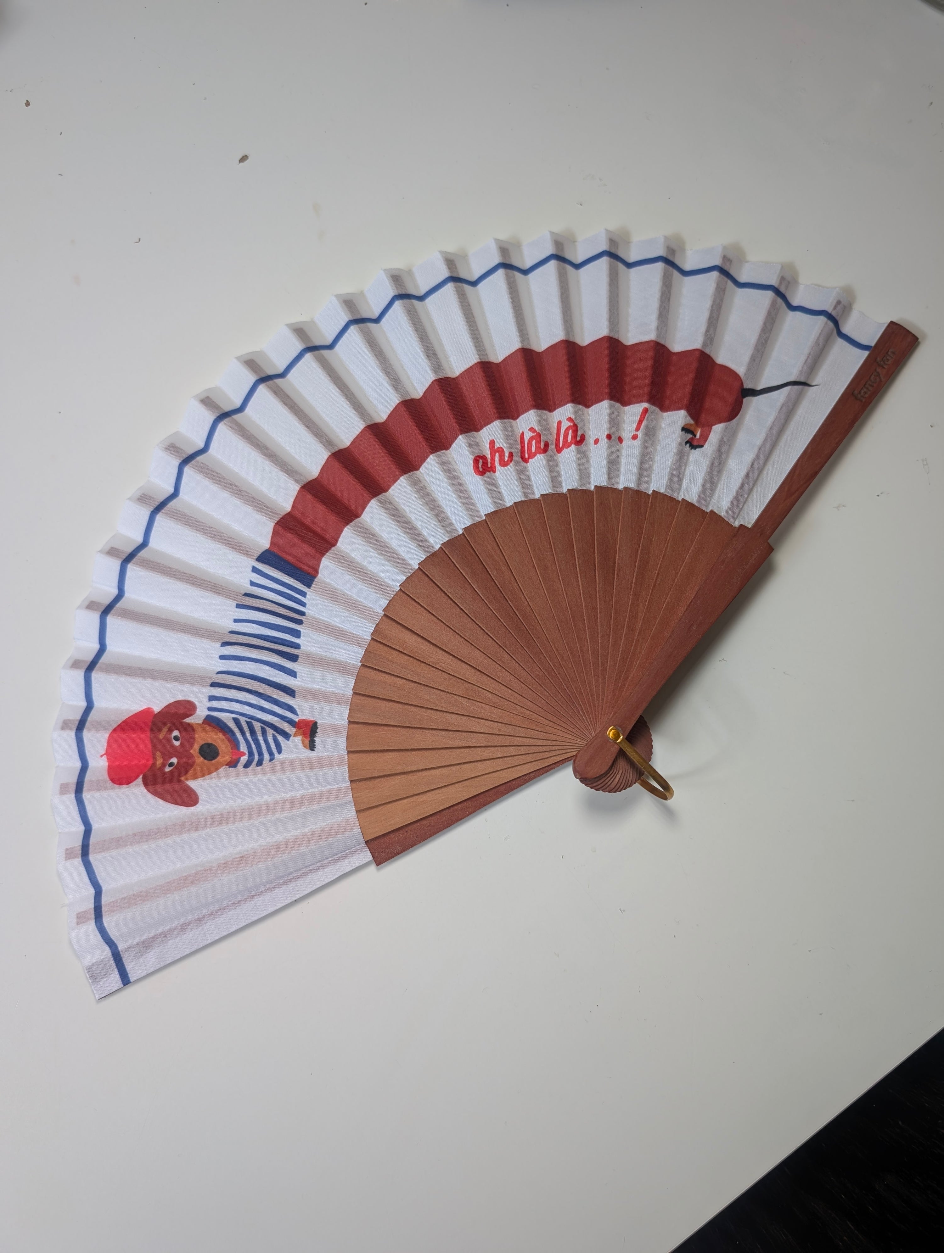 MONSIEUR FILOU Folding Hand Fan