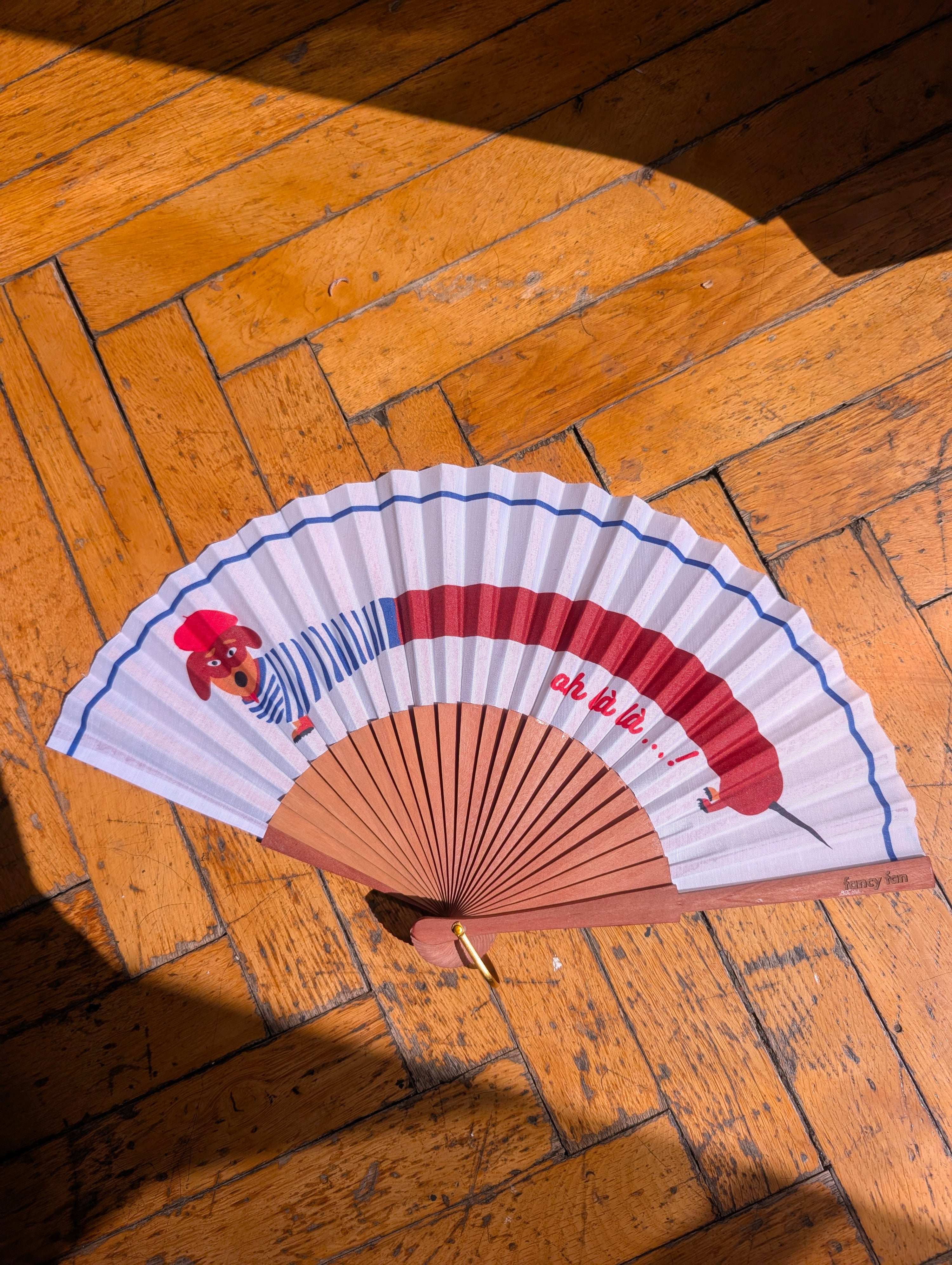 MONSIEUR FILOU Folding Hand Fan