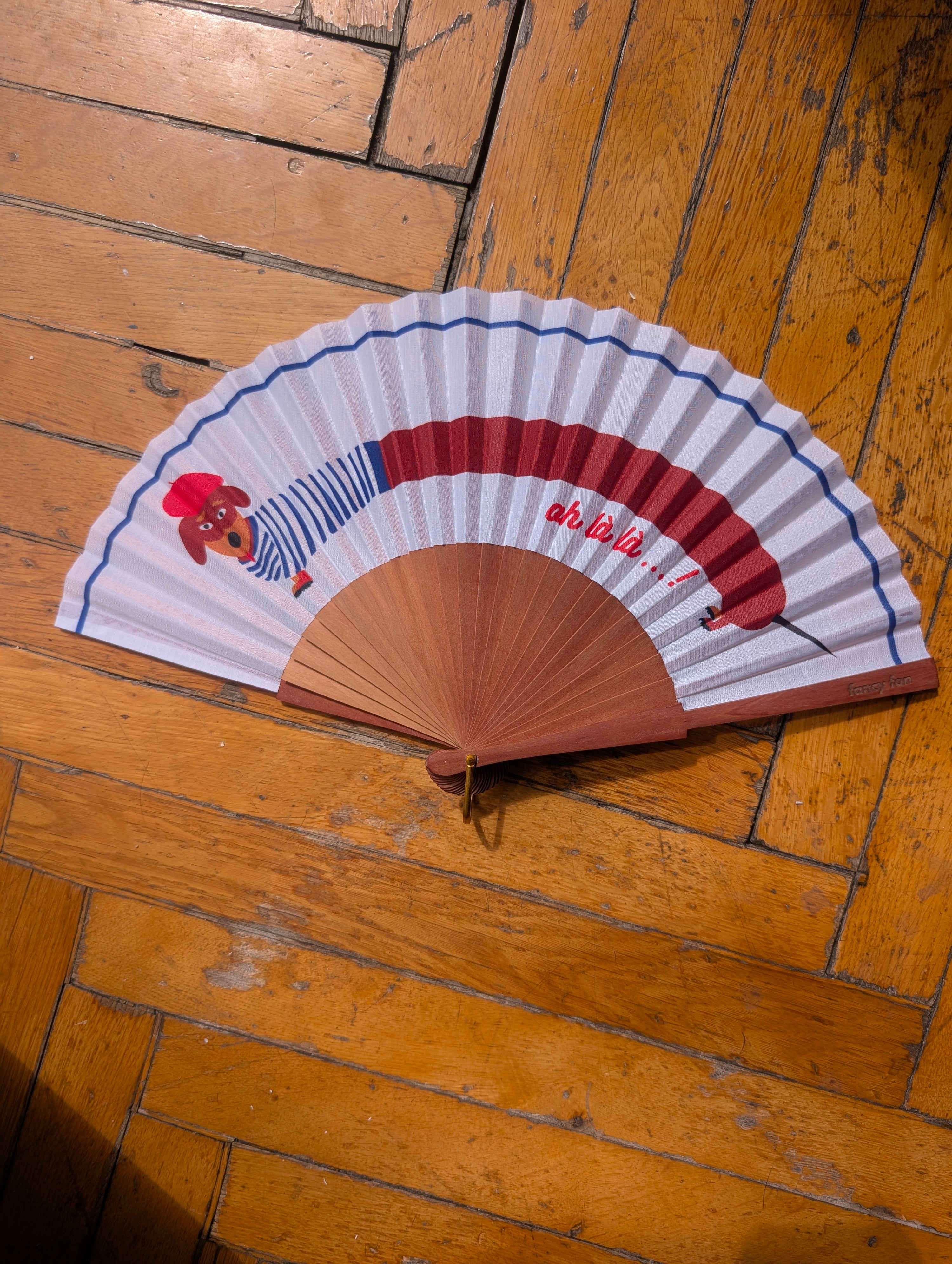 MONSIEUR FILOU Folding Hand Fan