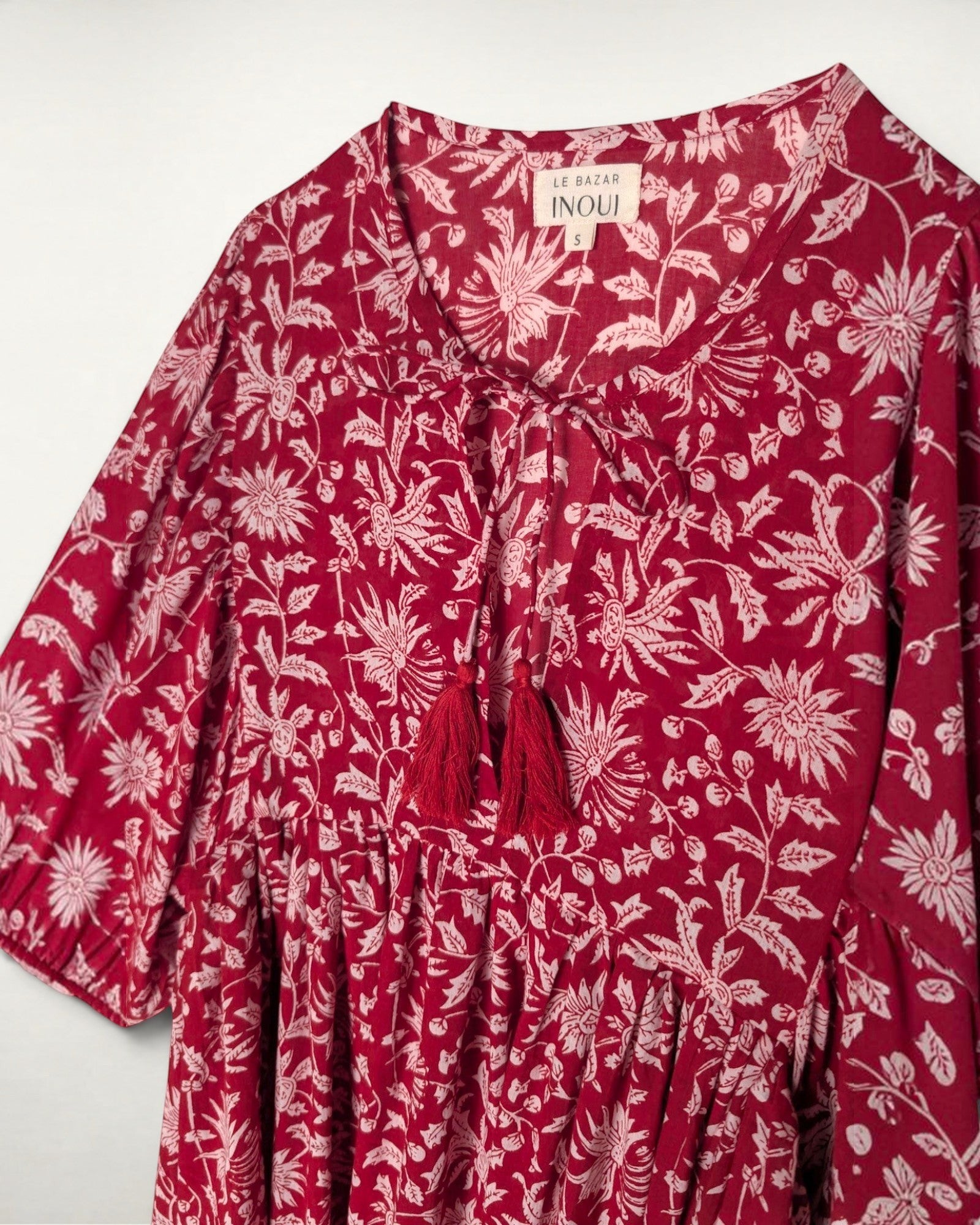 MIDI DRESS AVA Pomegranate