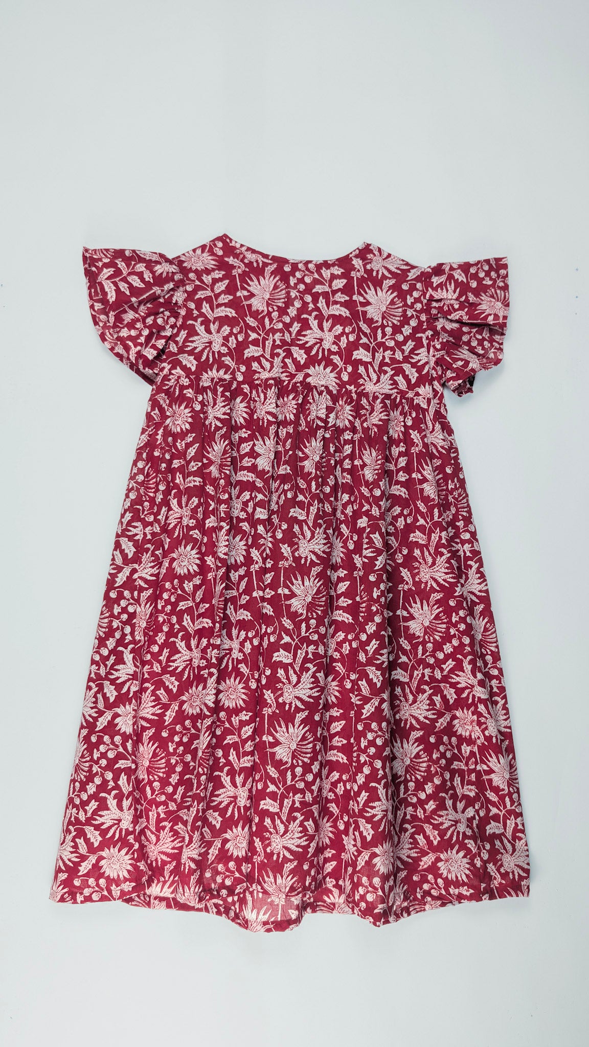 MINI&ME DRESS BILLIE Pomegranate