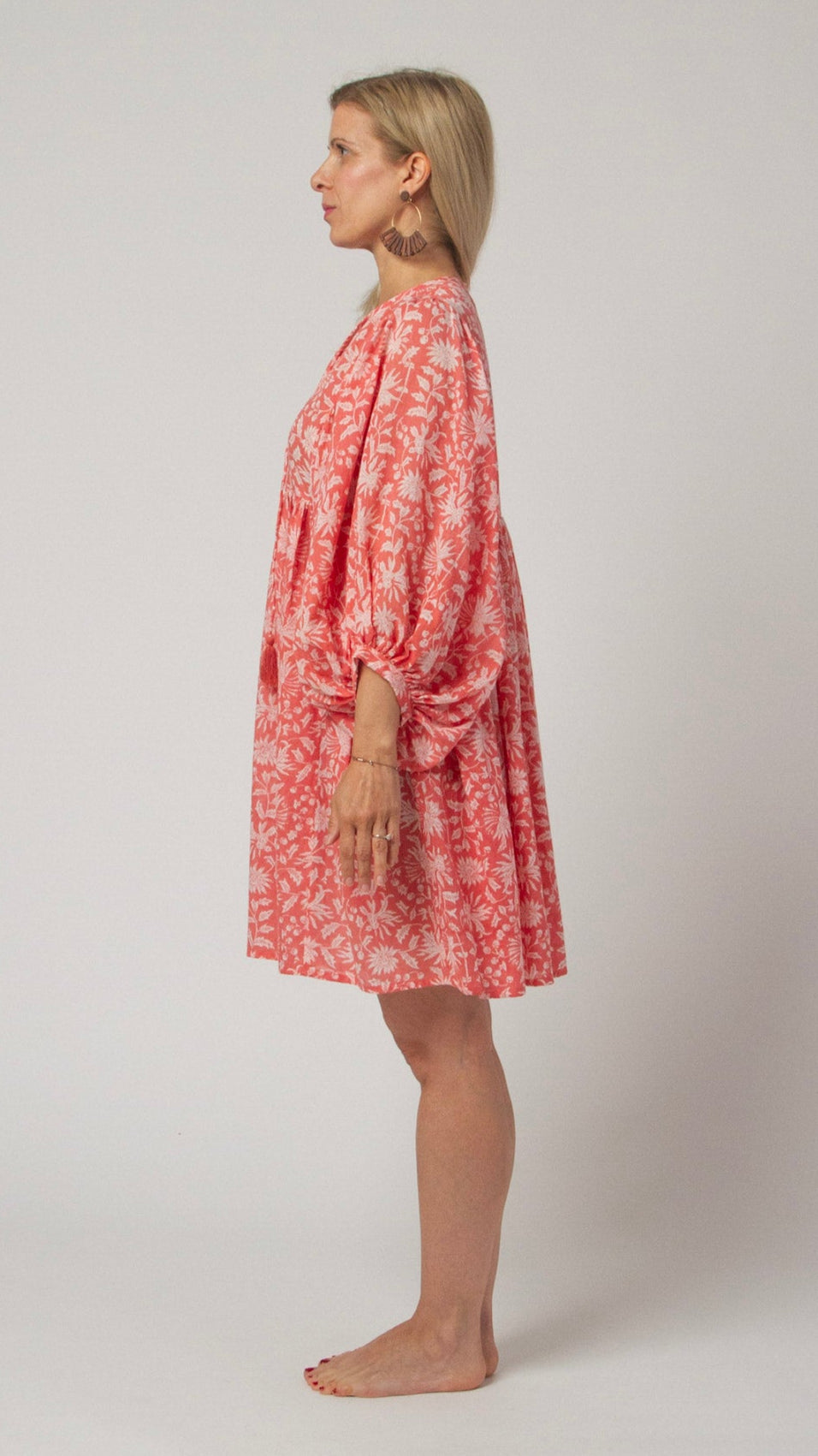 MINI DRESS LALA Coral Pink