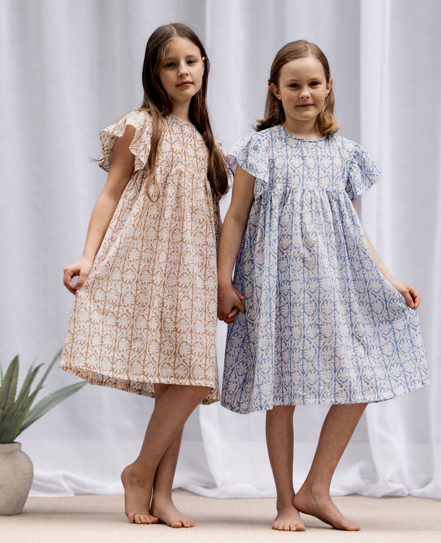 MINI&amp;ME DRESS BILLIE Blue Greek