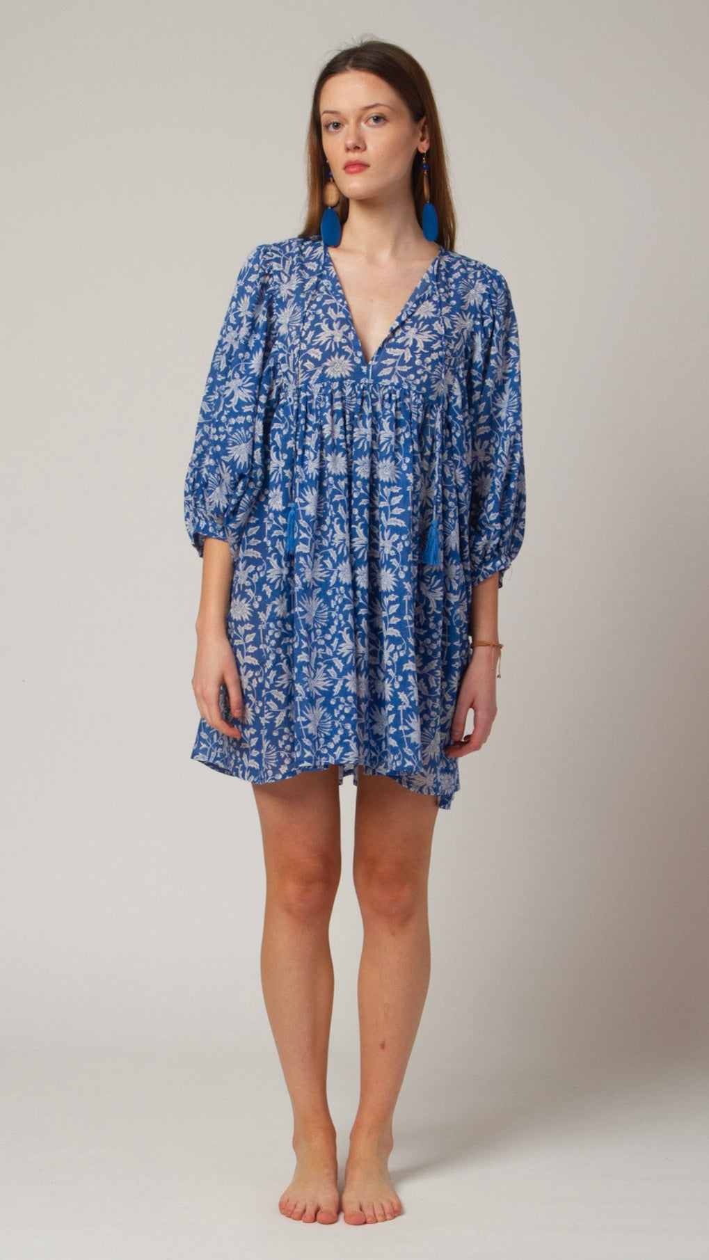 MINI DRESS LALA Azure Blue