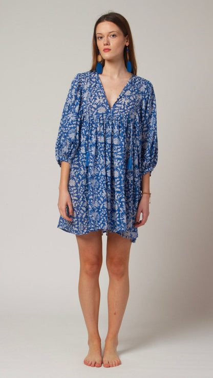 MINI DRESS LALA Azure Blue