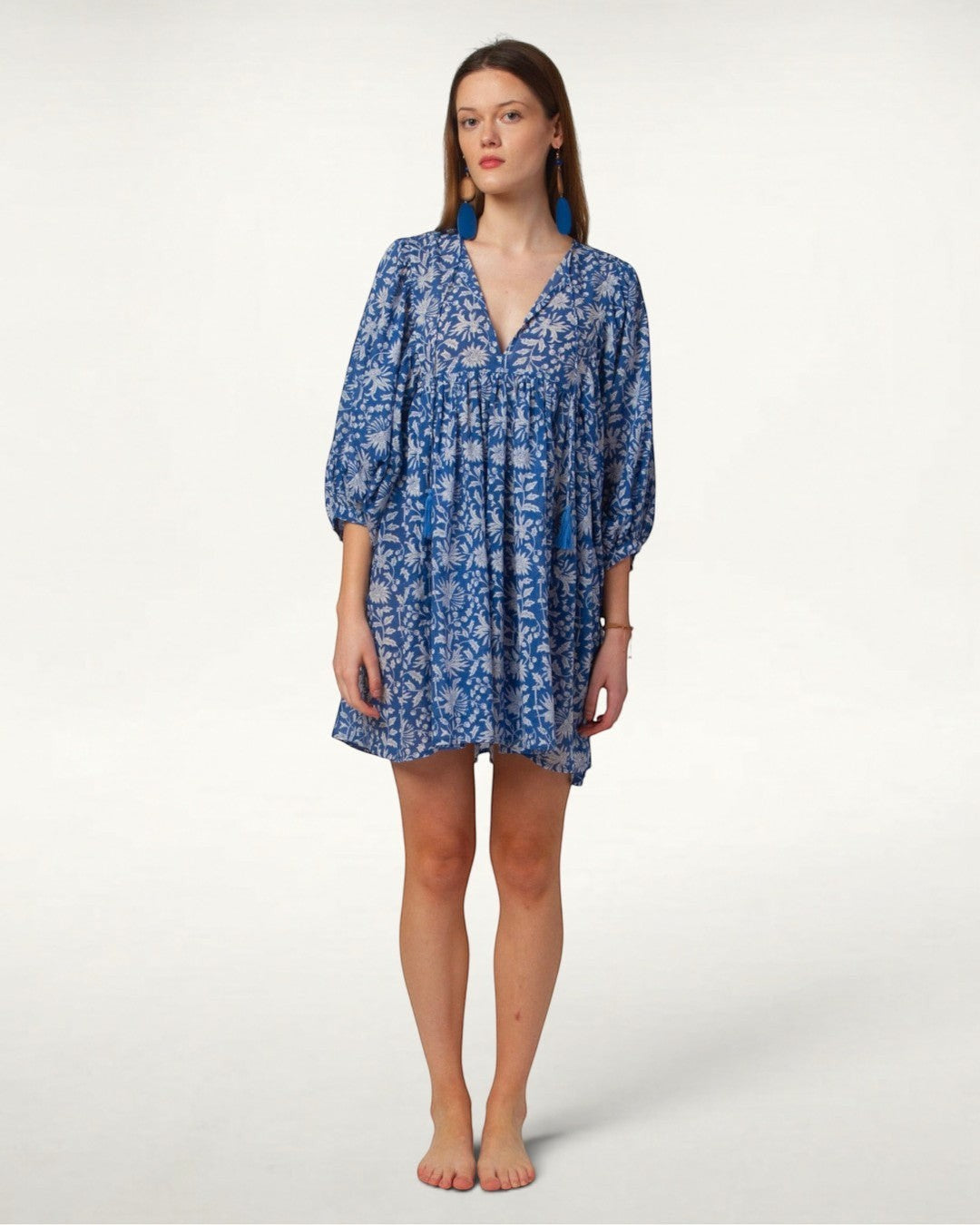 MINI DRESS LALA Azure Blue