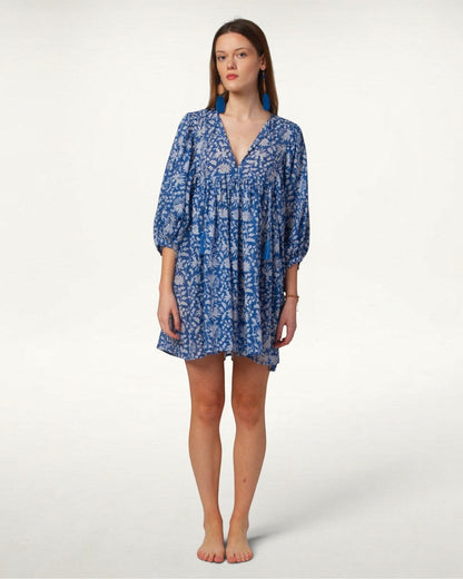 MINI DRESS LALA Azure Blue
