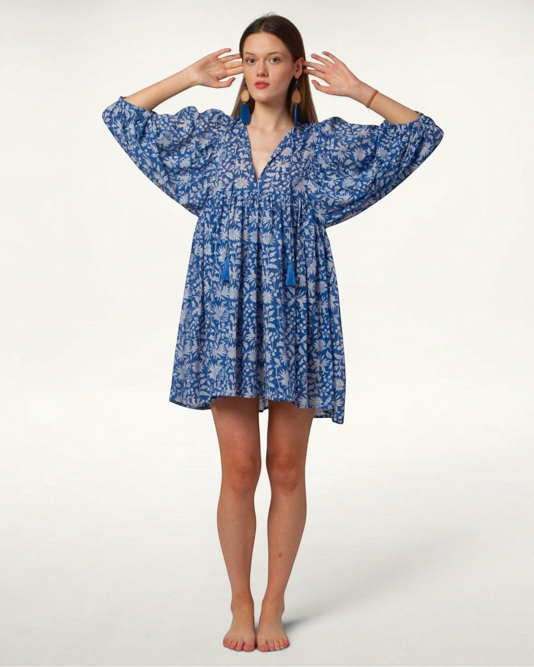 MINI DRESS LALA Azure Blue