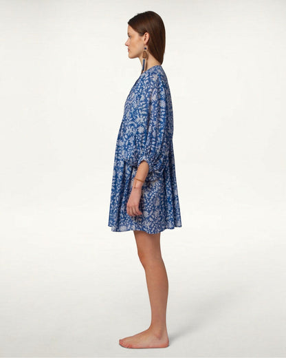 MINI DRESS LALA Azure Blue