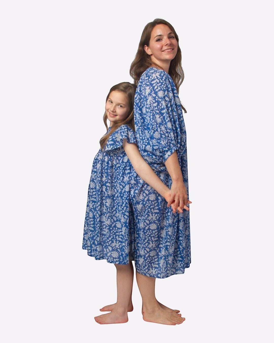 MIDI DRESS AVA Azure Blue