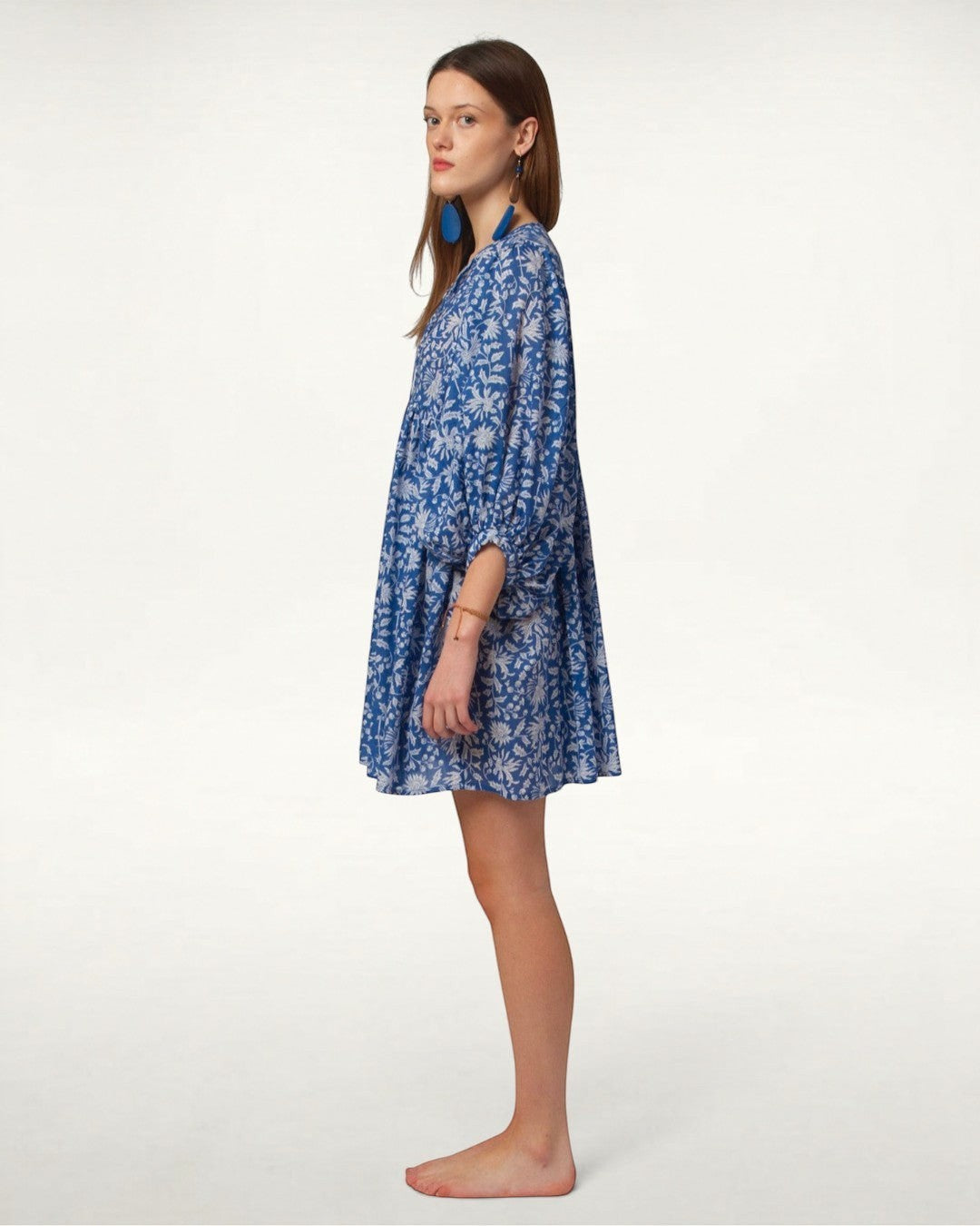 MINI DRESS LALA Azure Blue
