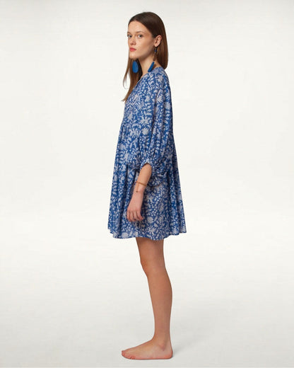 MINI DRESS LALA Azure Blue