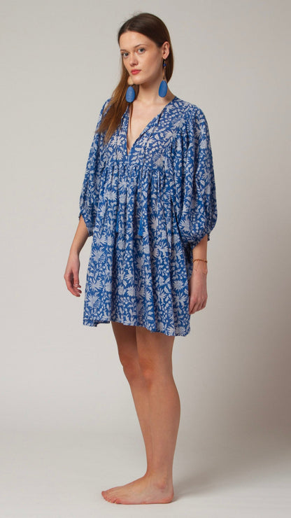 MINI DRESS LALA Azure Blue