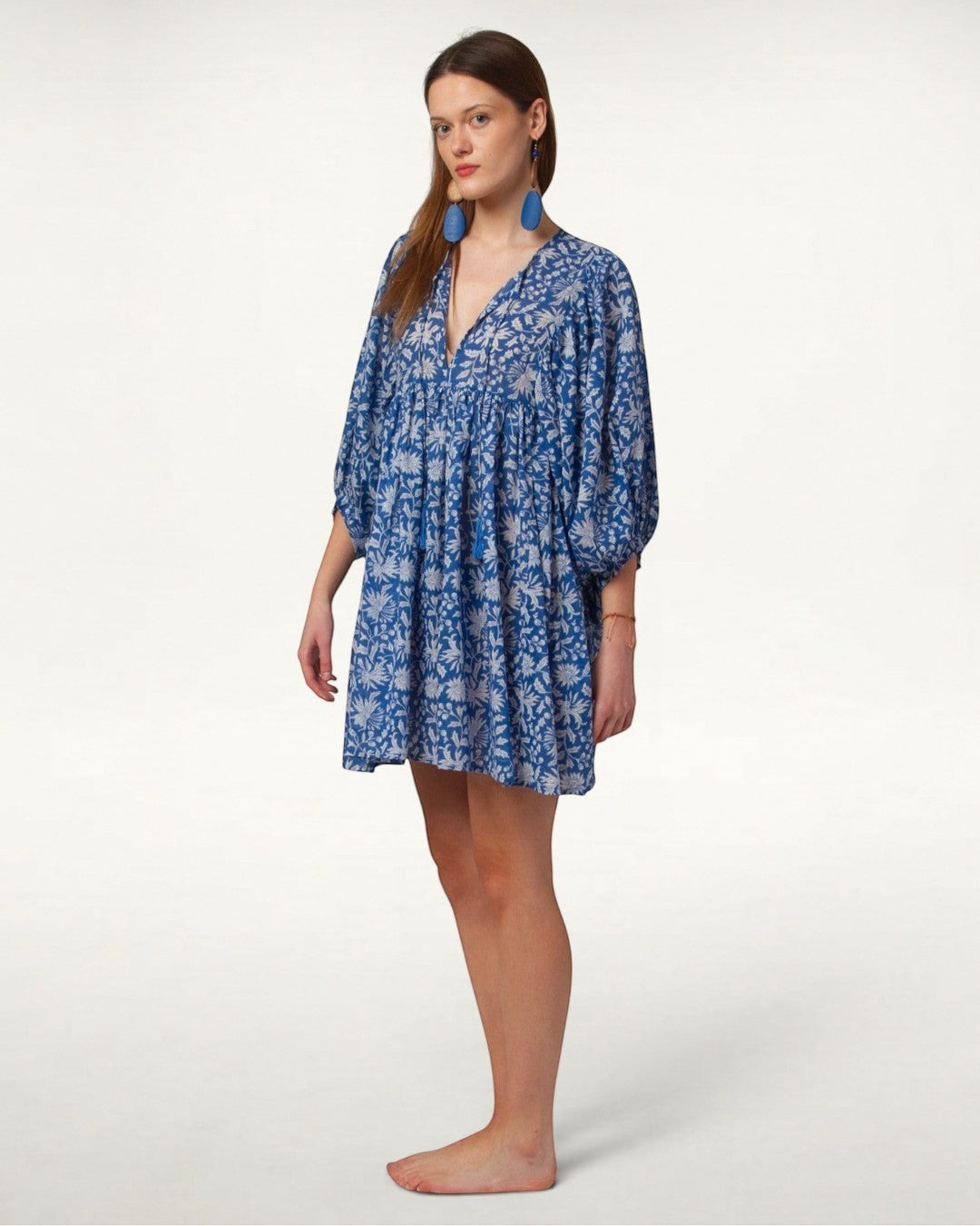 MINI DRESS LALA Azure Blue