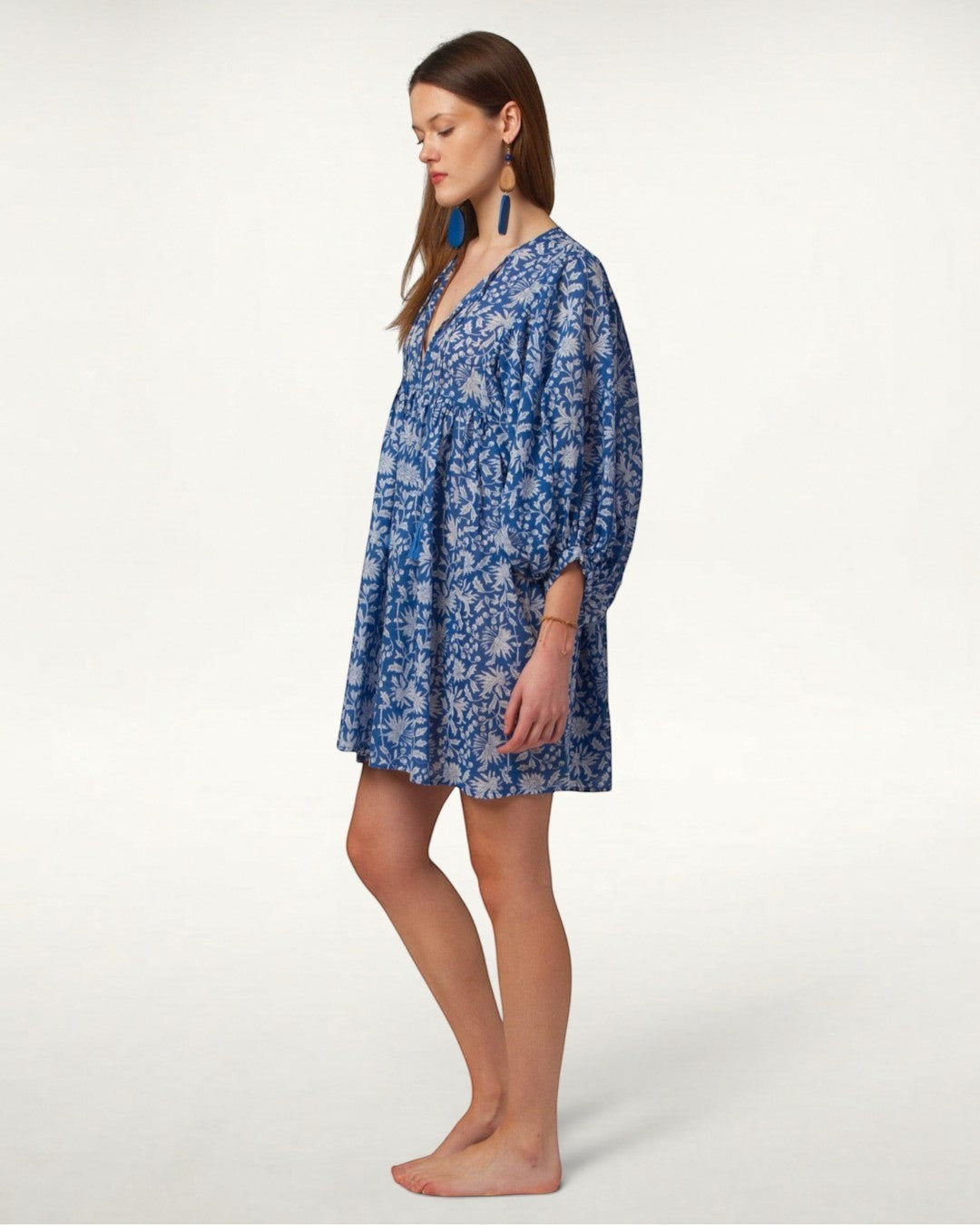 MINI DRESS LALA Azure Blue