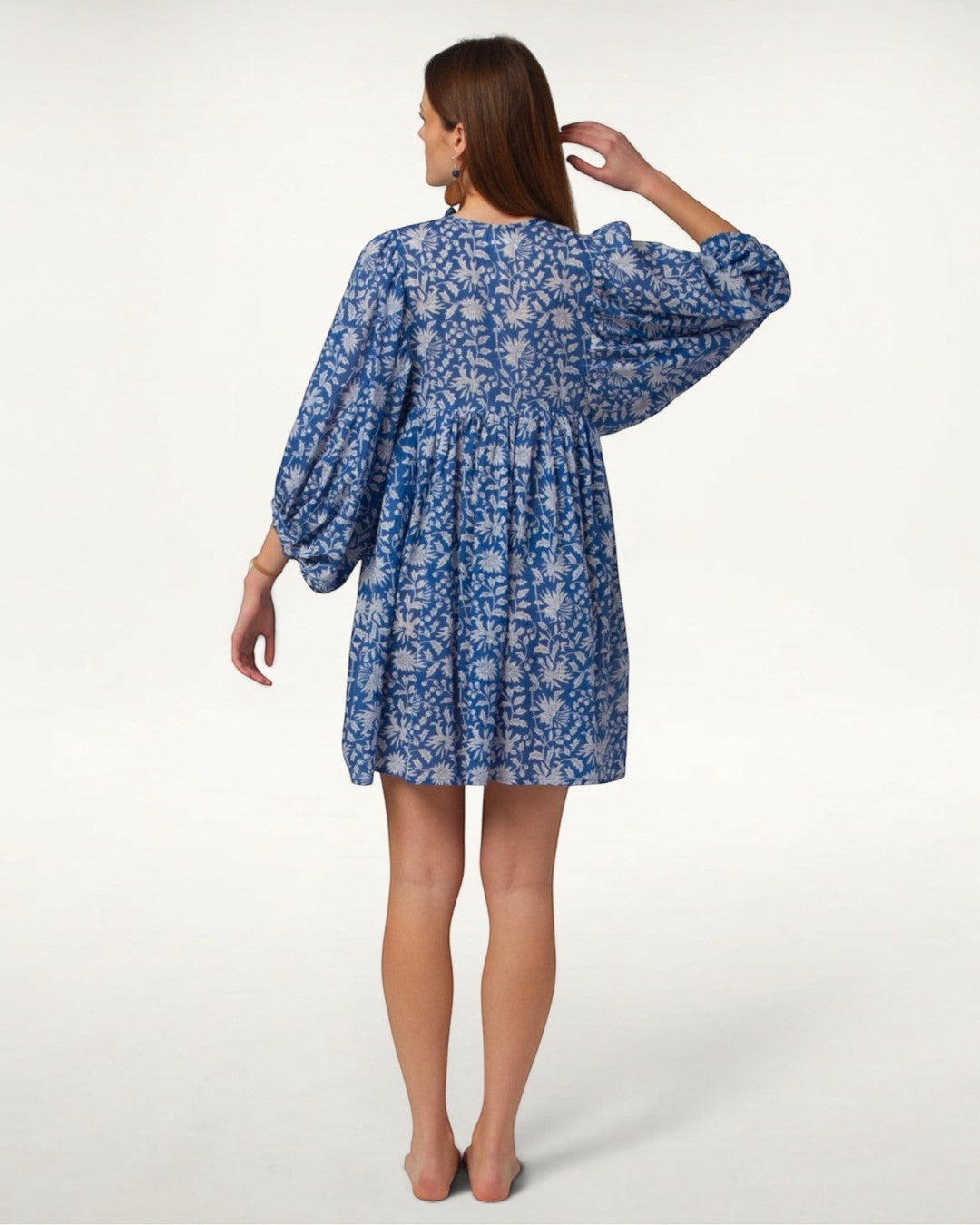 MINI DRESS LALA Azure Blue