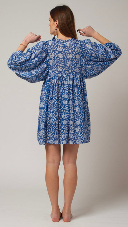 MINI DRESS LALA Azure Blue