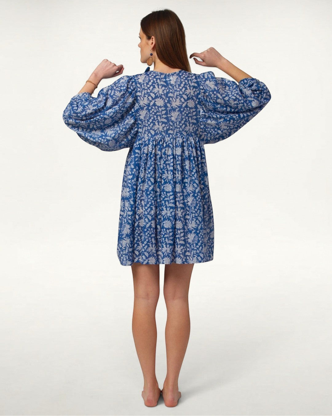 MINI DRESS LALA Azure Blue