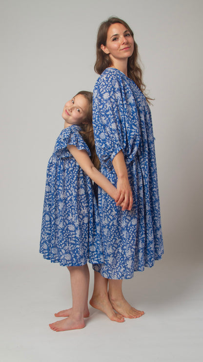 MINI&amp;ME DRESS BILLIE Azure Blue