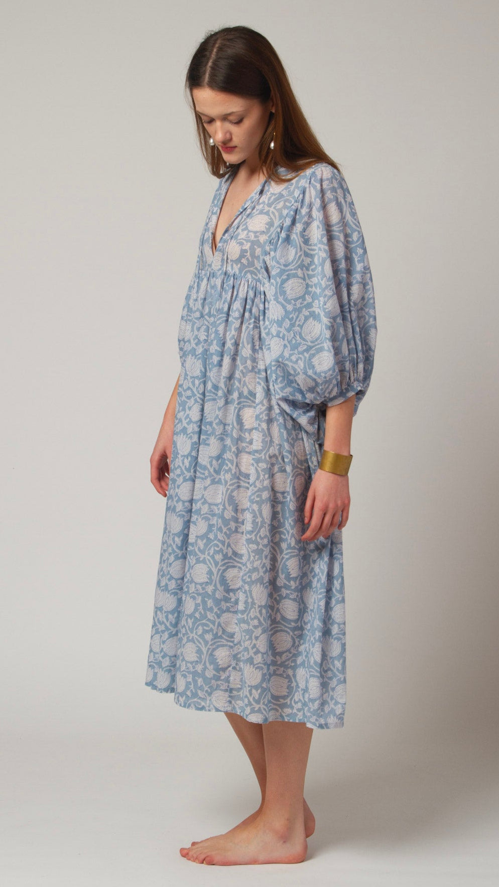 MIDI DRESS AVA Baby Blue