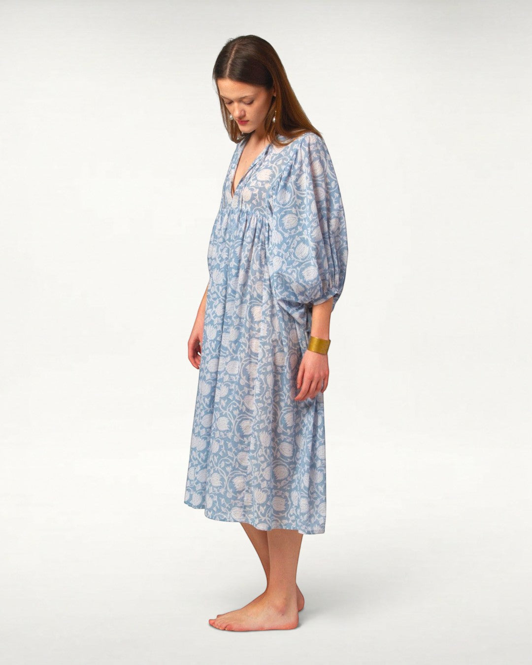 MIDI DRESS AVA Baby Blue